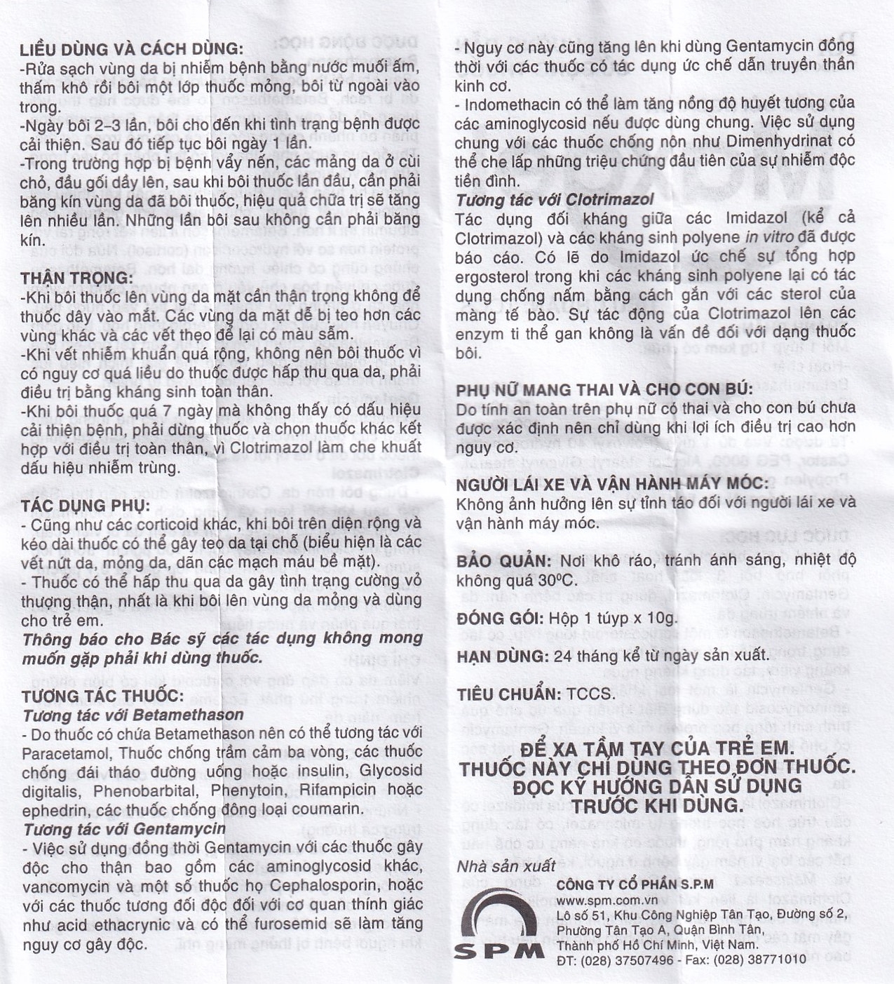 Hình ảnh Kem bôi da Maxgel SPM điều trị viêm da, viêm trầy, hăm, nấm da (10g)