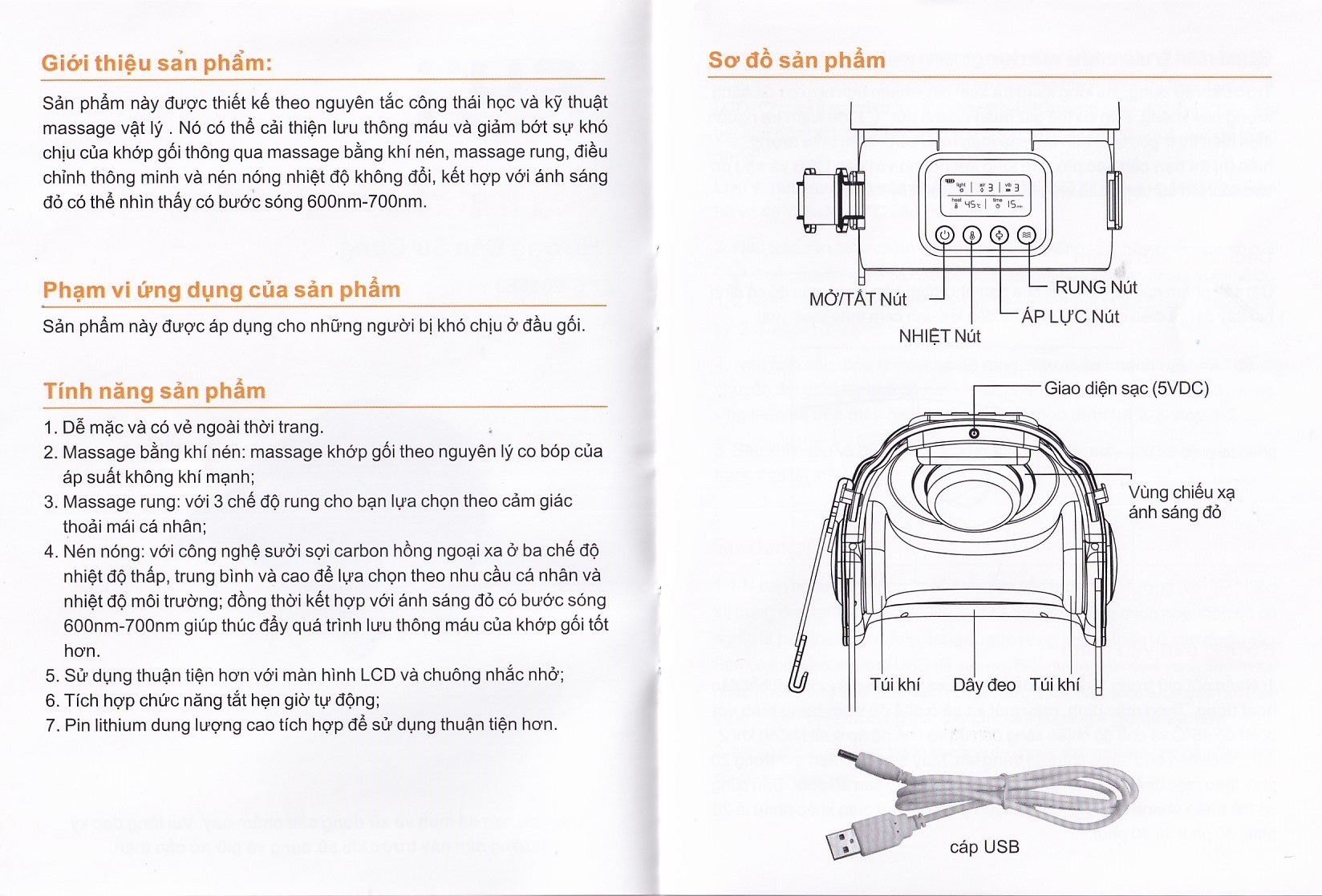 Hình ảnh Máy mát xa đầu gối Fuji PG-2015F3 hỗ trợ cải thiện lưu thông máu và giảm bớt sự khó chịu của khớp gối
