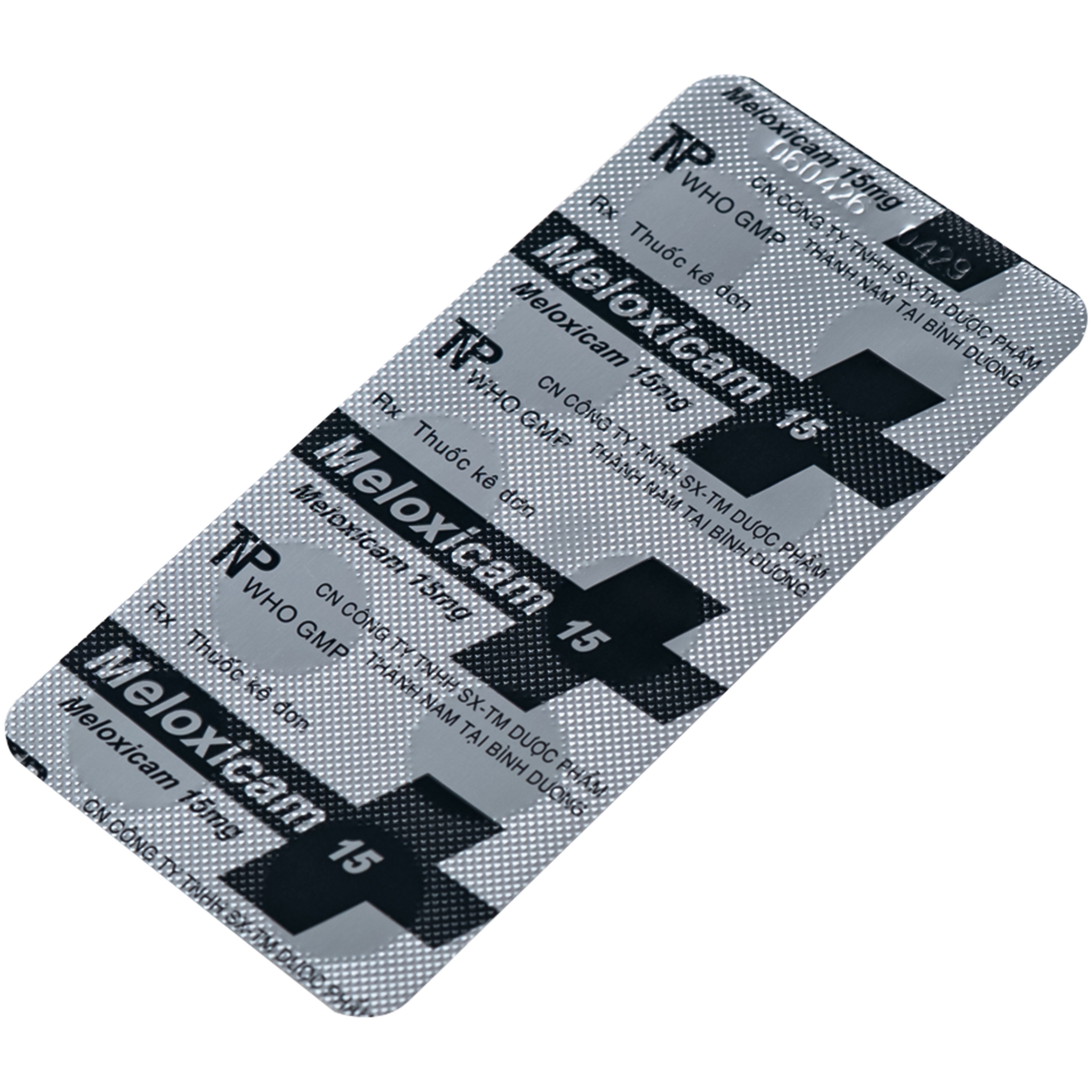 Hình ảnh Thuốc Meloxicam 15mg Thành Nam giảm đau kháng viêm ( 10 vỉ x 10 viên)