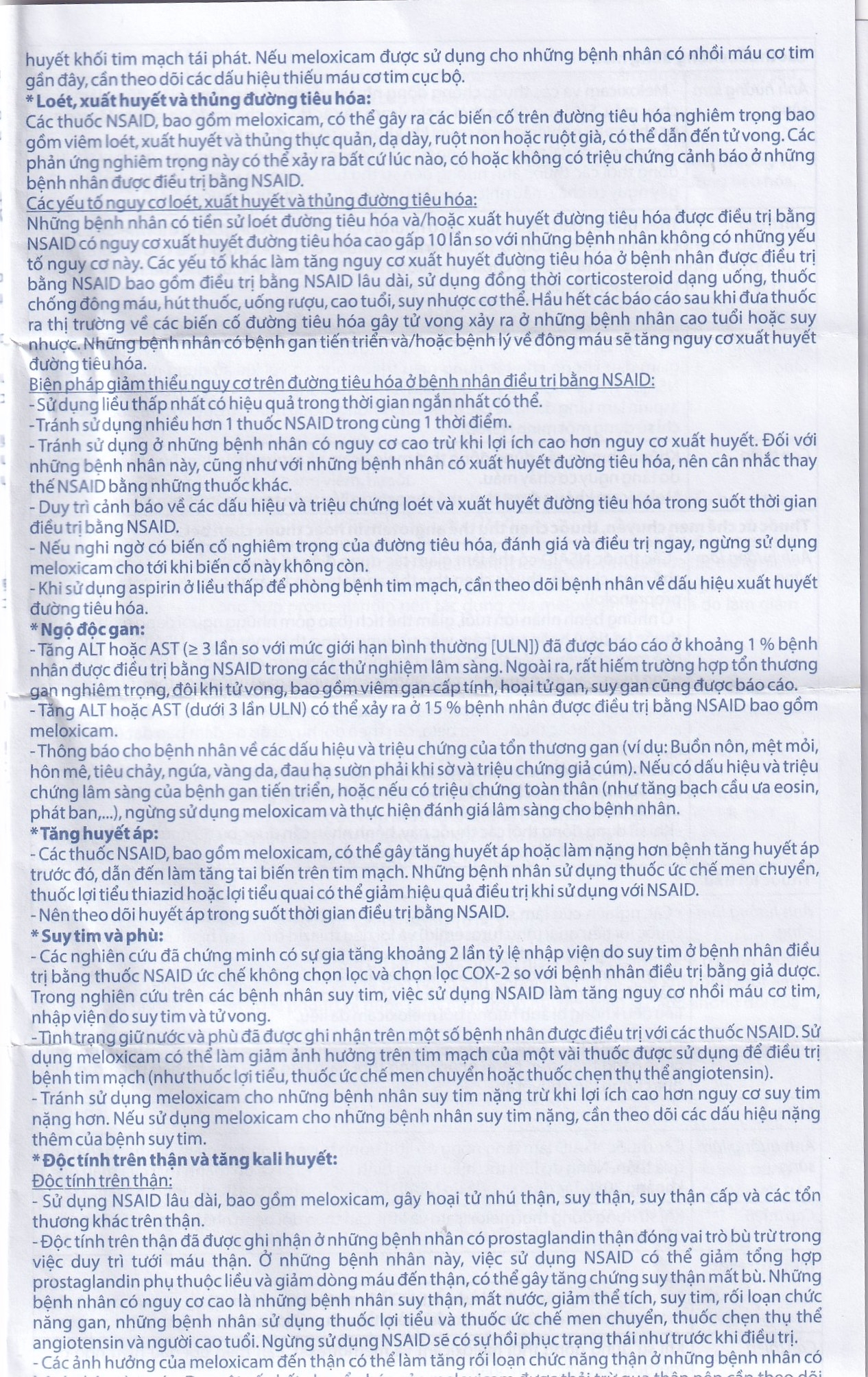 Hình ảnh Thuốc Meloxicam 7.5mg điều trị viêm xương khớp, viêm cột sống (2 vỉ x 10 viên)