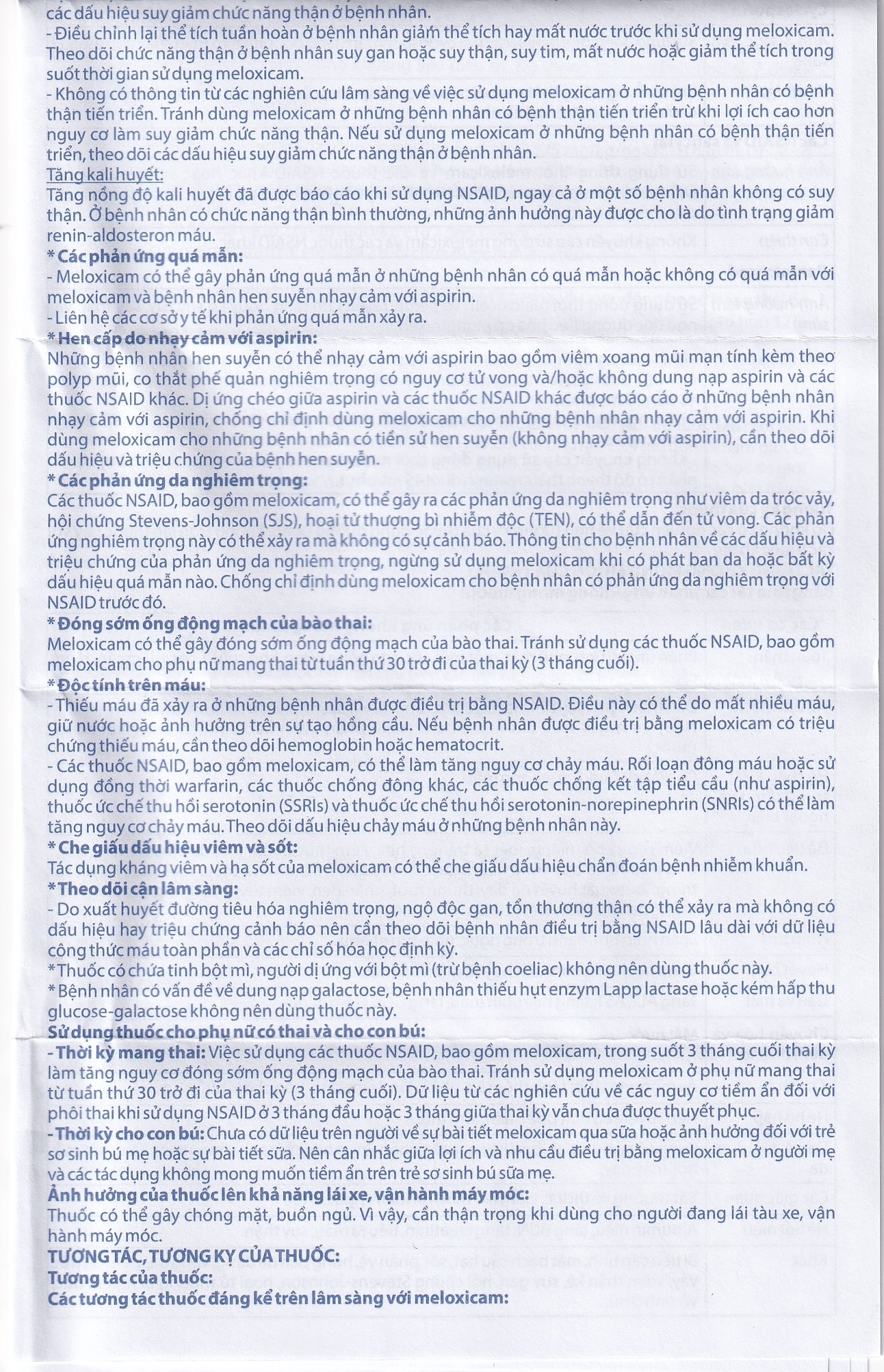 Hình ảnh Thuốc Meloxicam 7.5mg điều trị viêm xương khớp, viêm cột sống (2 vỉ x 10 viên)