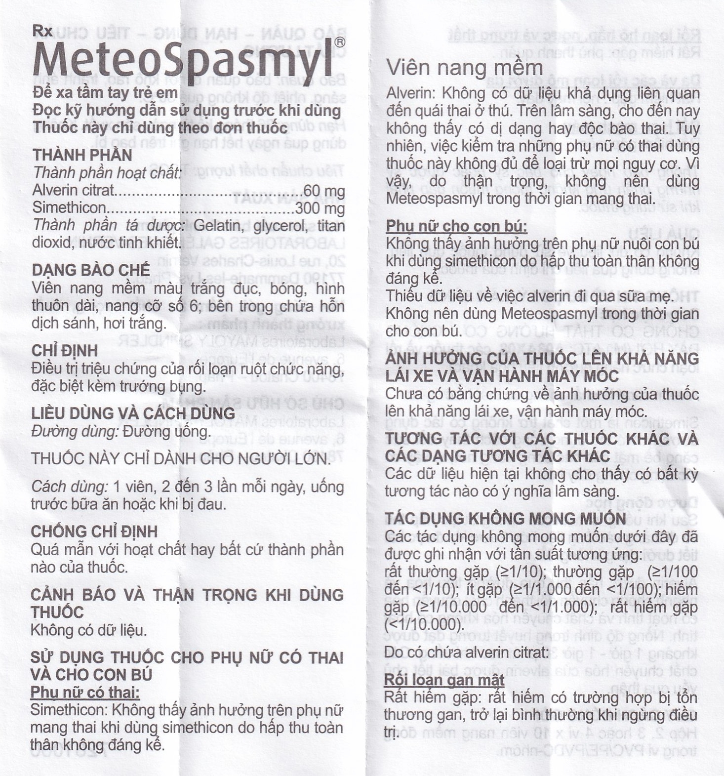 Hình ảnh Thuốc Meteospasmyl Mayoly Spindler điều trị các rối loạn đường ruột (2 vỉ x 10 viên)