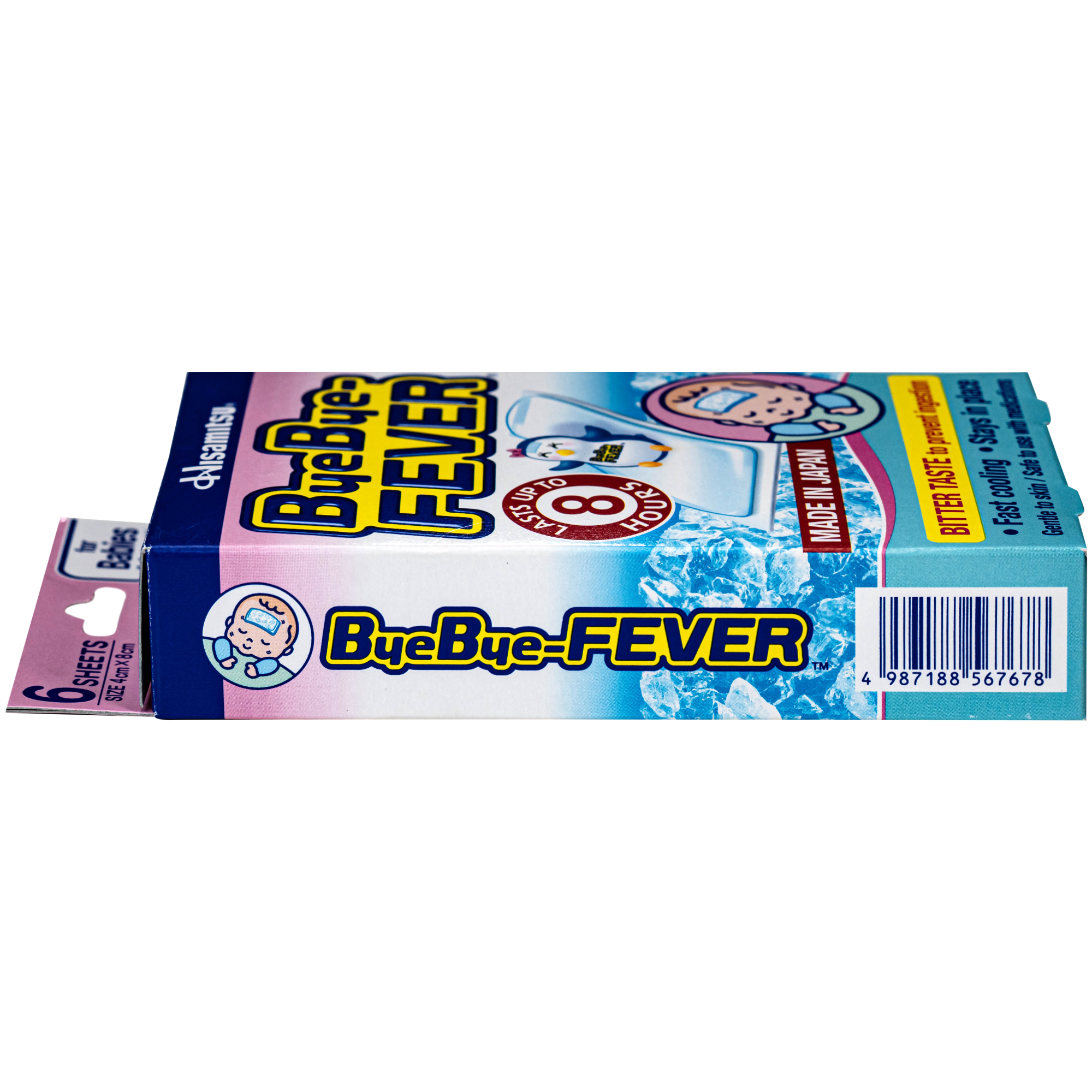 Hình ảnh Miếng dán hạ sốt ByeBye Fever Babies Hisamitsu dùng cho trẻ từ 0-2 tuổi