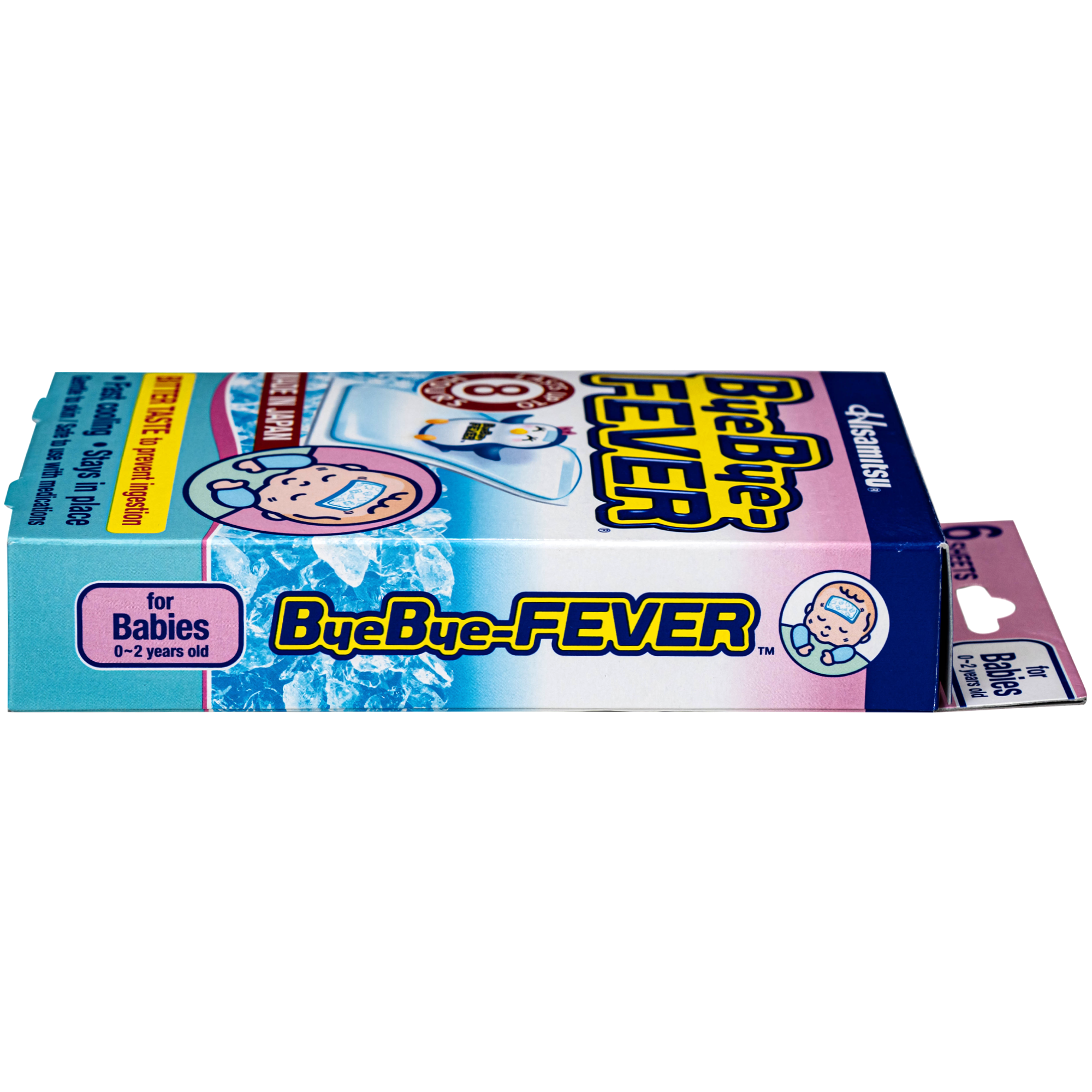 Hình ảnh Miếng dán hạ sốt ByeBye Fever Babies Hisamitsu dùng cho trẻ từ 0-2 tuổi