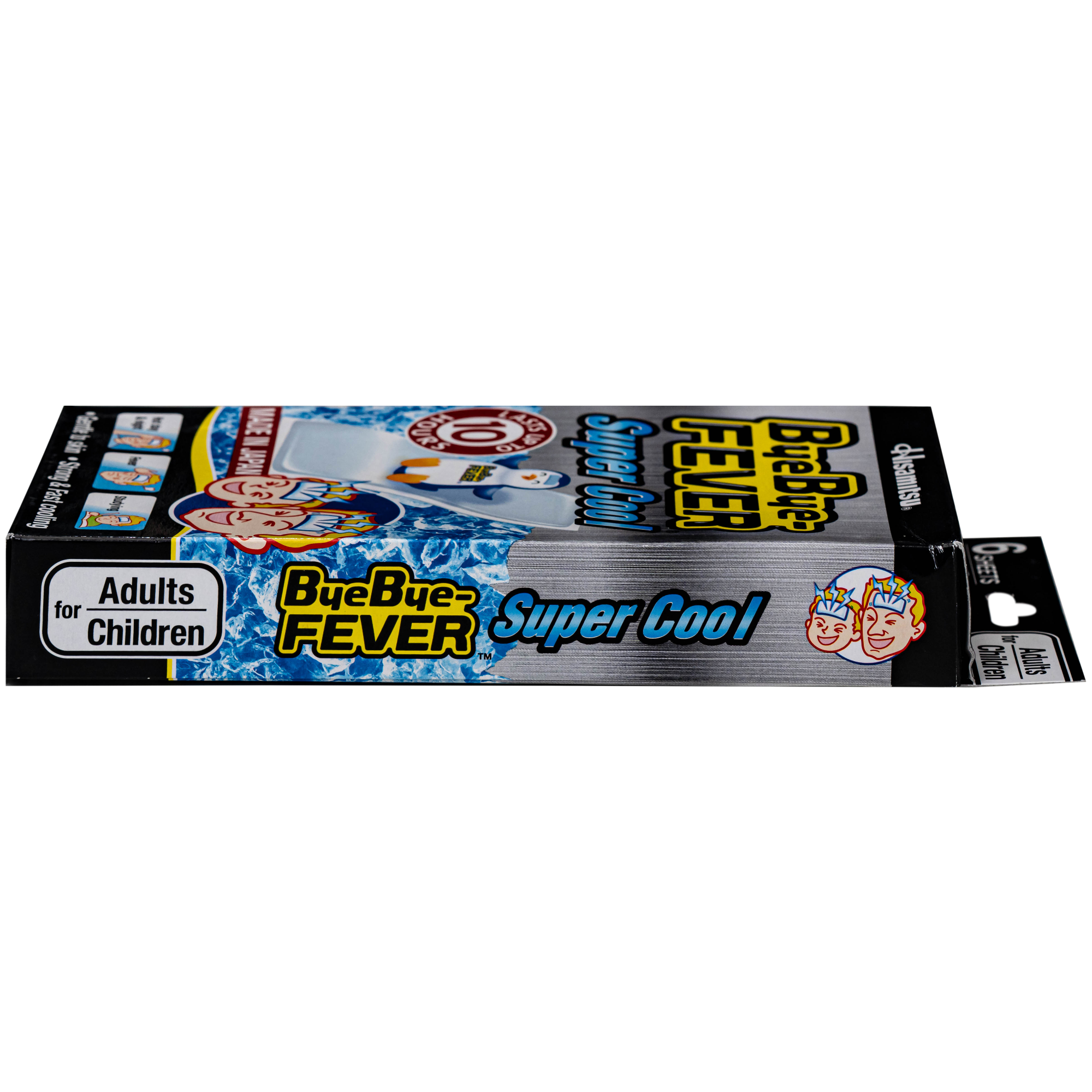 Hình ảnh Miếng dán hạ sốt ByeBye Fever Super Cool Hisamitsu (3 gói x 2 miếng) dùng cho trẻ từ 10 tuổi và người lớn