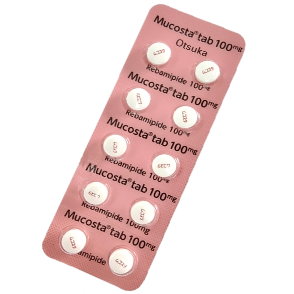 Hình ảnh Viên nén Mucosta tablets 100mg Otsuka điều trị loét dạ dày (10 vỉ x 10 viên)