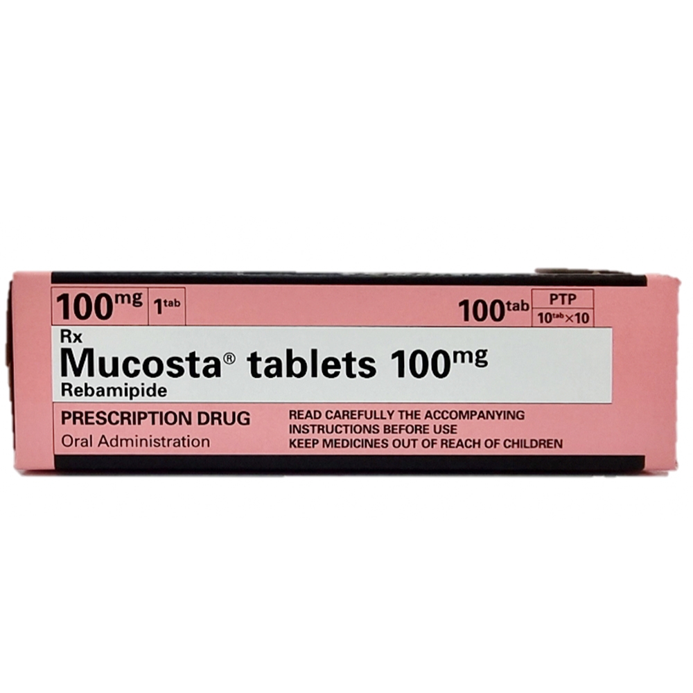 Hình ảnh Viên nén Mucosta tablets 100mg Otsuka điều trị loét dạ dày (10 vỉ x 10 viên)