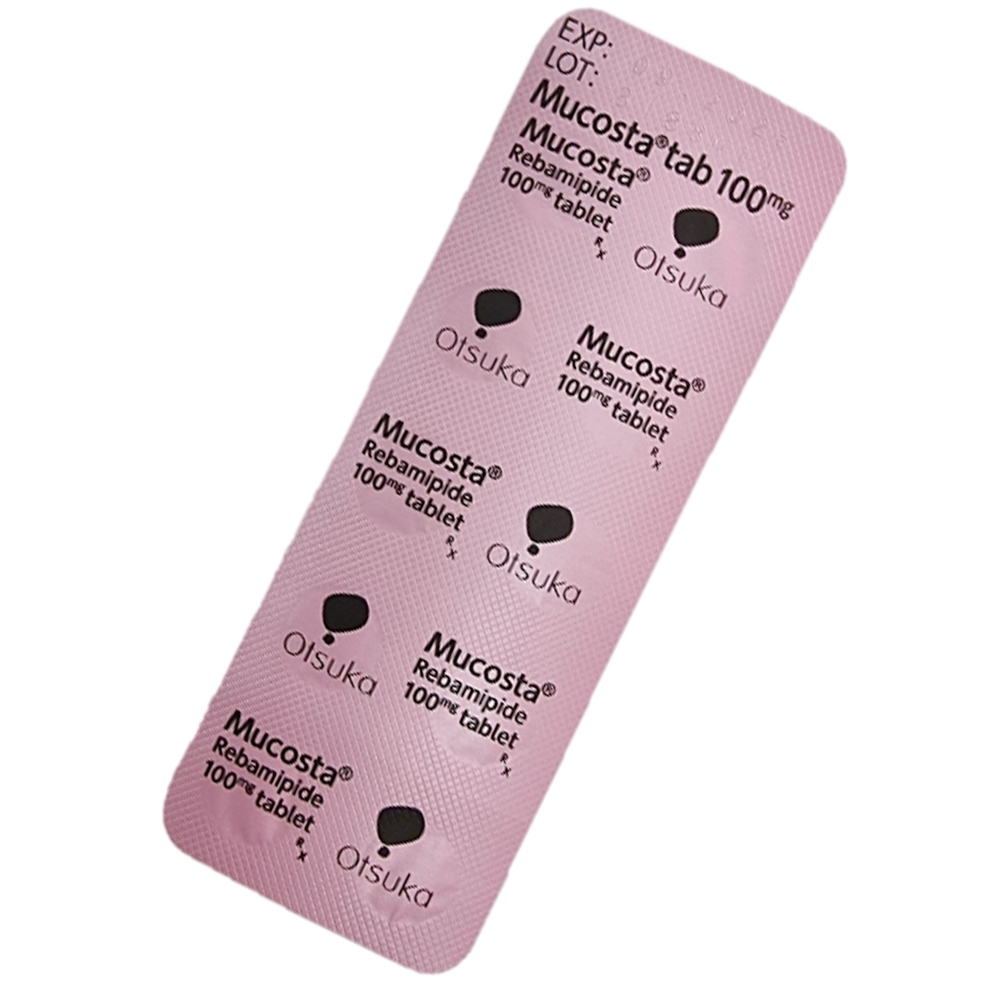 Hình ảnh Viên nén Mucosta tablets 100mg Otsuka điều trị loét dạ dày (10 vỉ x 10 viên)