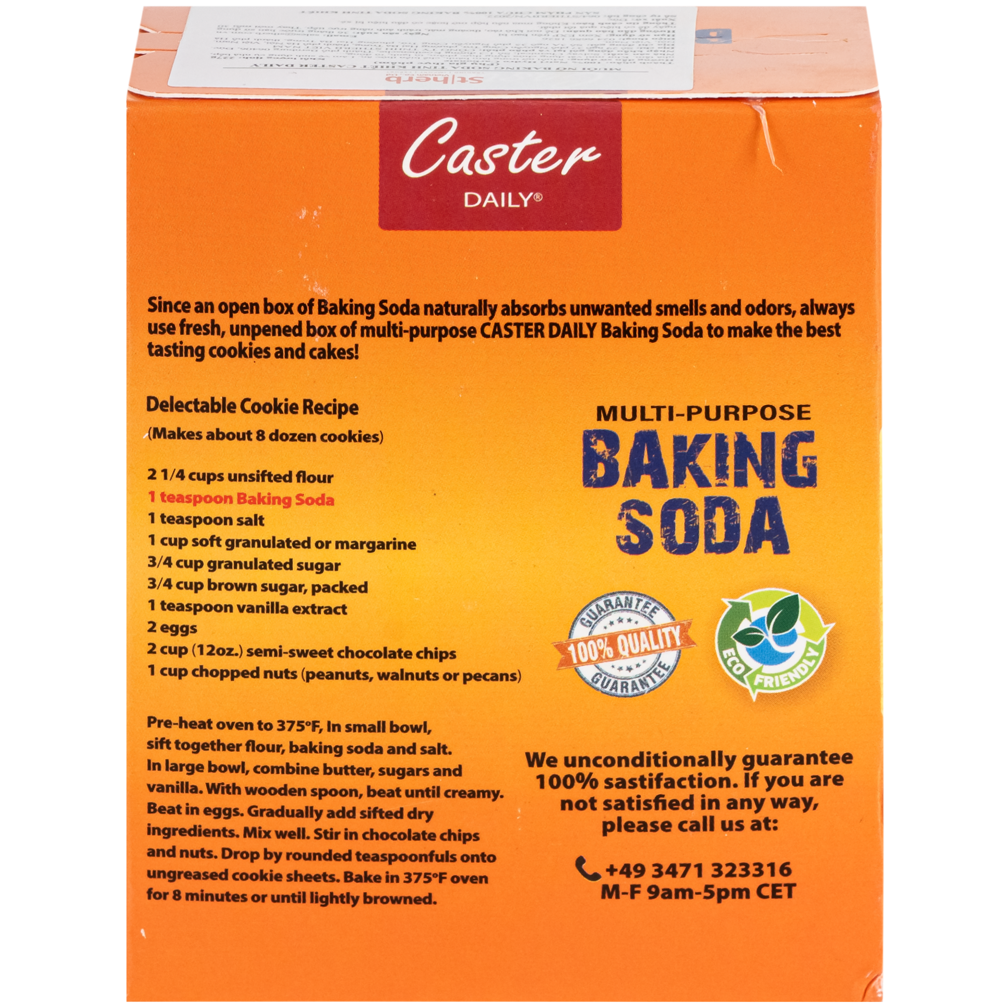 Hình ảnh Muối nở baking soda tinh khiết Caster daily (227g)