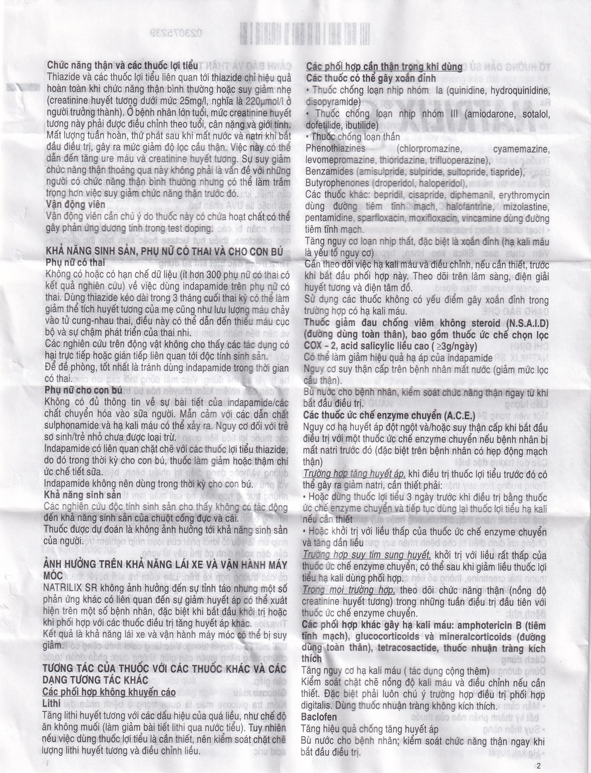 Hình ảnh Viên nén Natrilix SR Servier điều trị tăng huyết áp nguyên phát (3 vỉ x 10 viên)