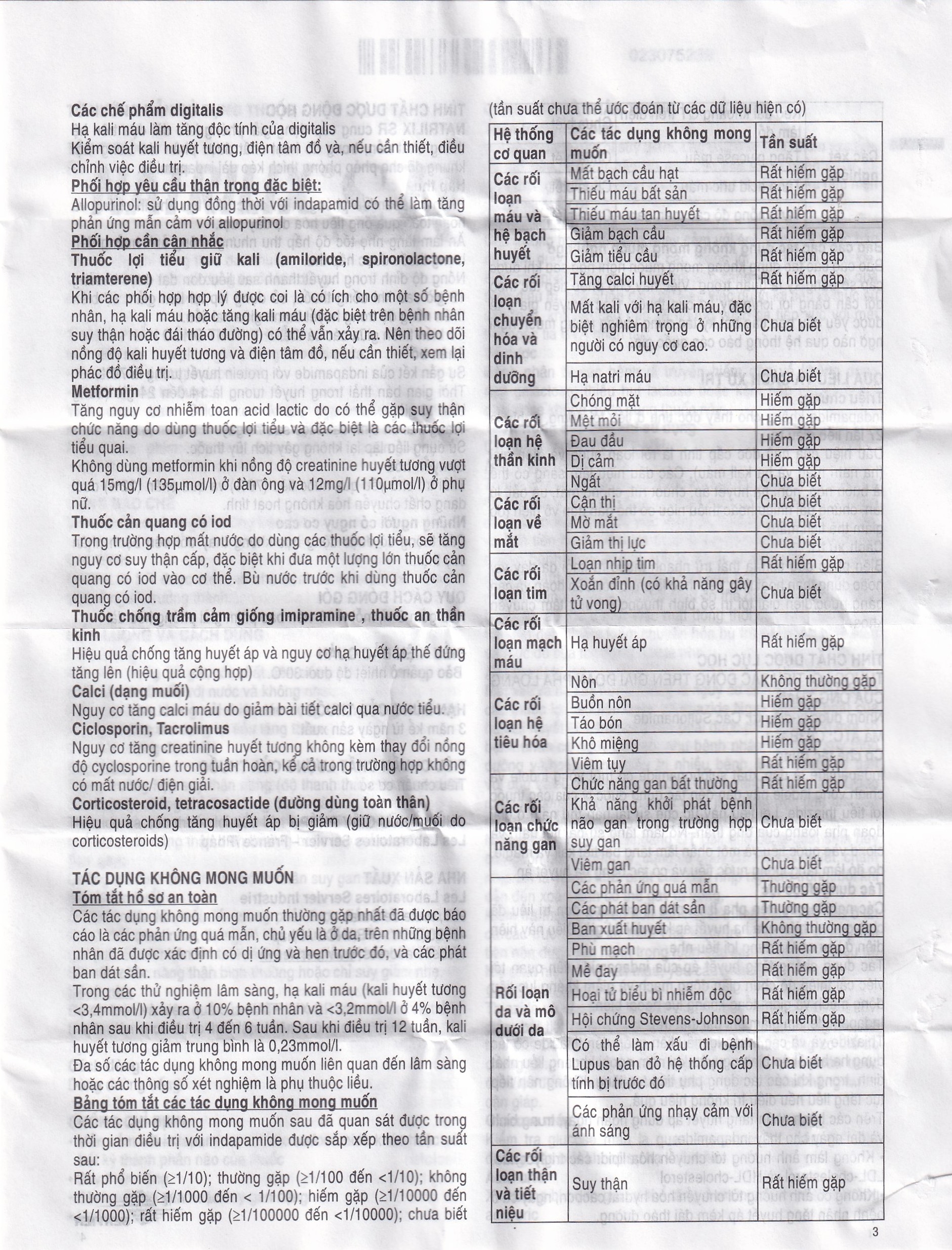 Hình ảnh Viên nén Natrilix SR Servier điều trị tăng huyết áp nguyên phát (3 vỉ x 10 viên)