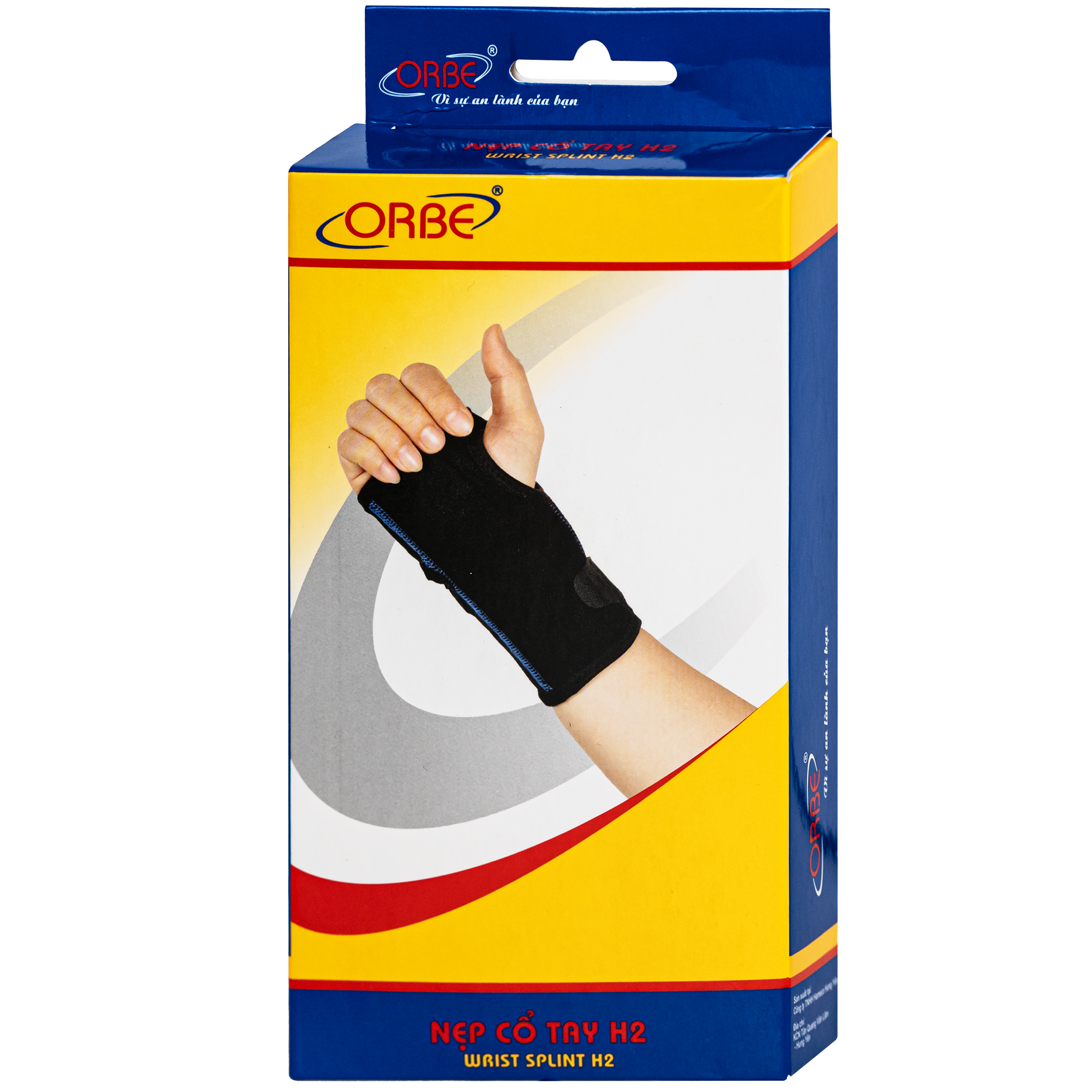 Hình ảnh Nẹp cổ tay Wrist Splint H2 Orbe universal