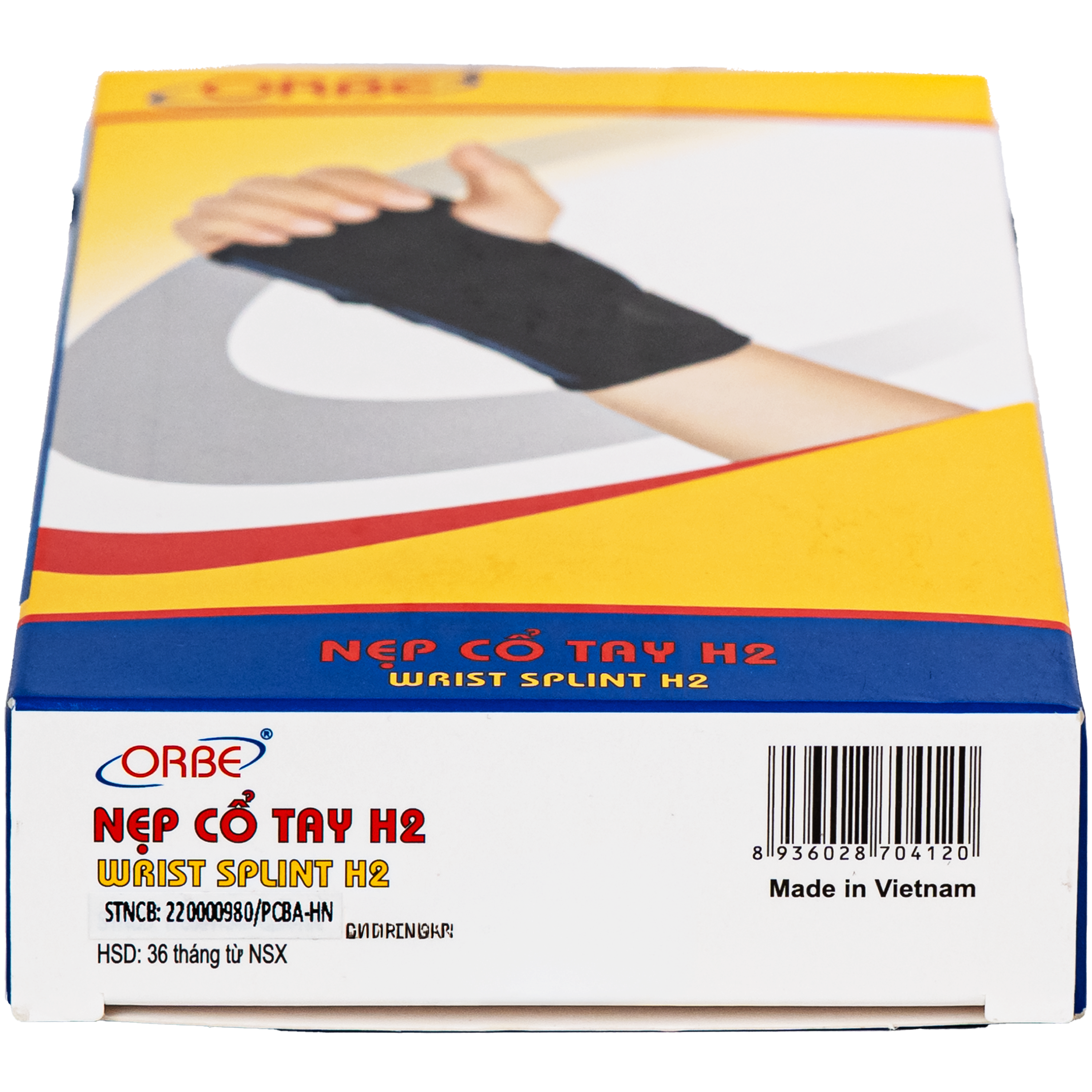 Hình ảnh Nẹp cổ tay Wrist Splint H2 Orbe universal