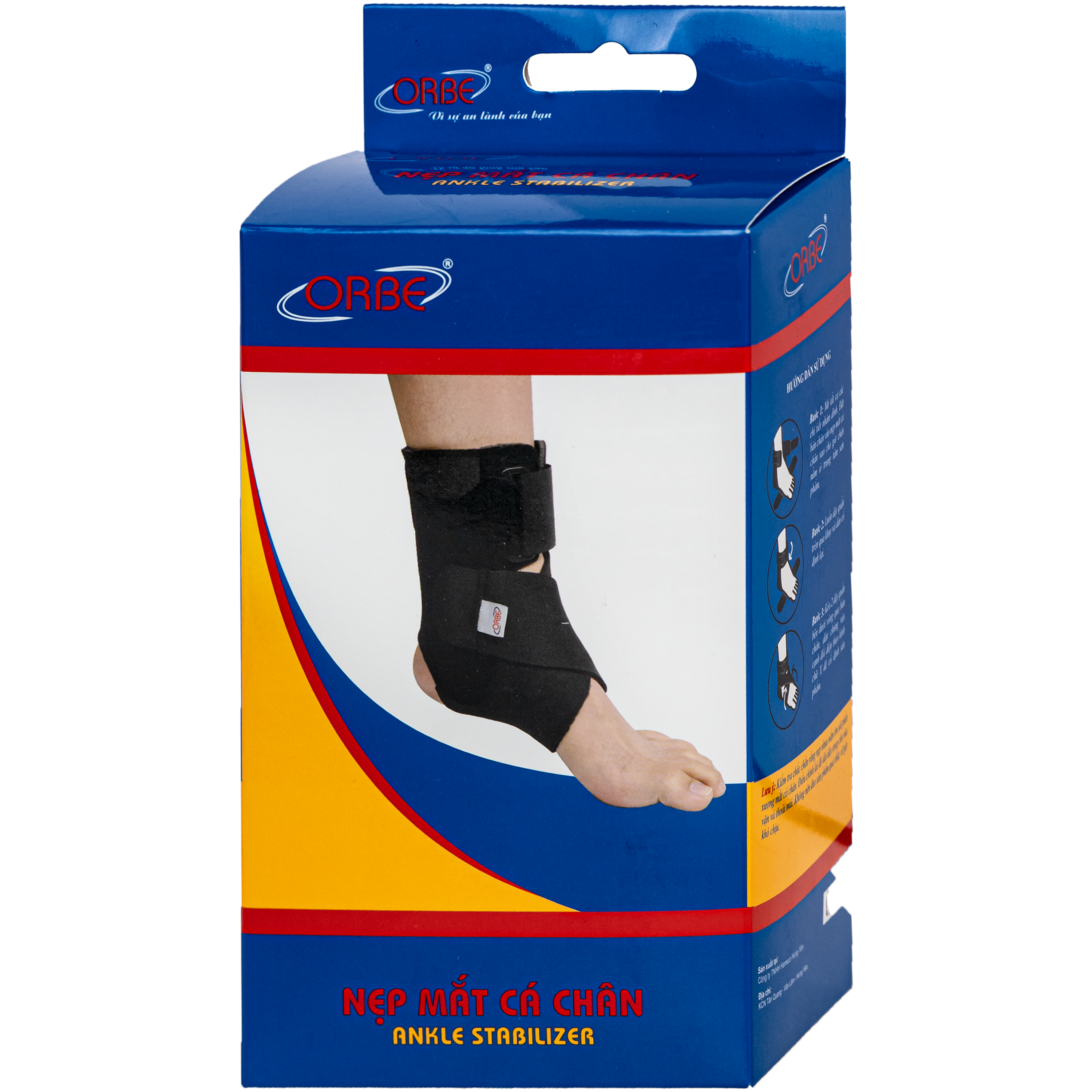 Hình ảnh Nẹp mắt cá chân Ankle Stabilier Orbe size L/XL