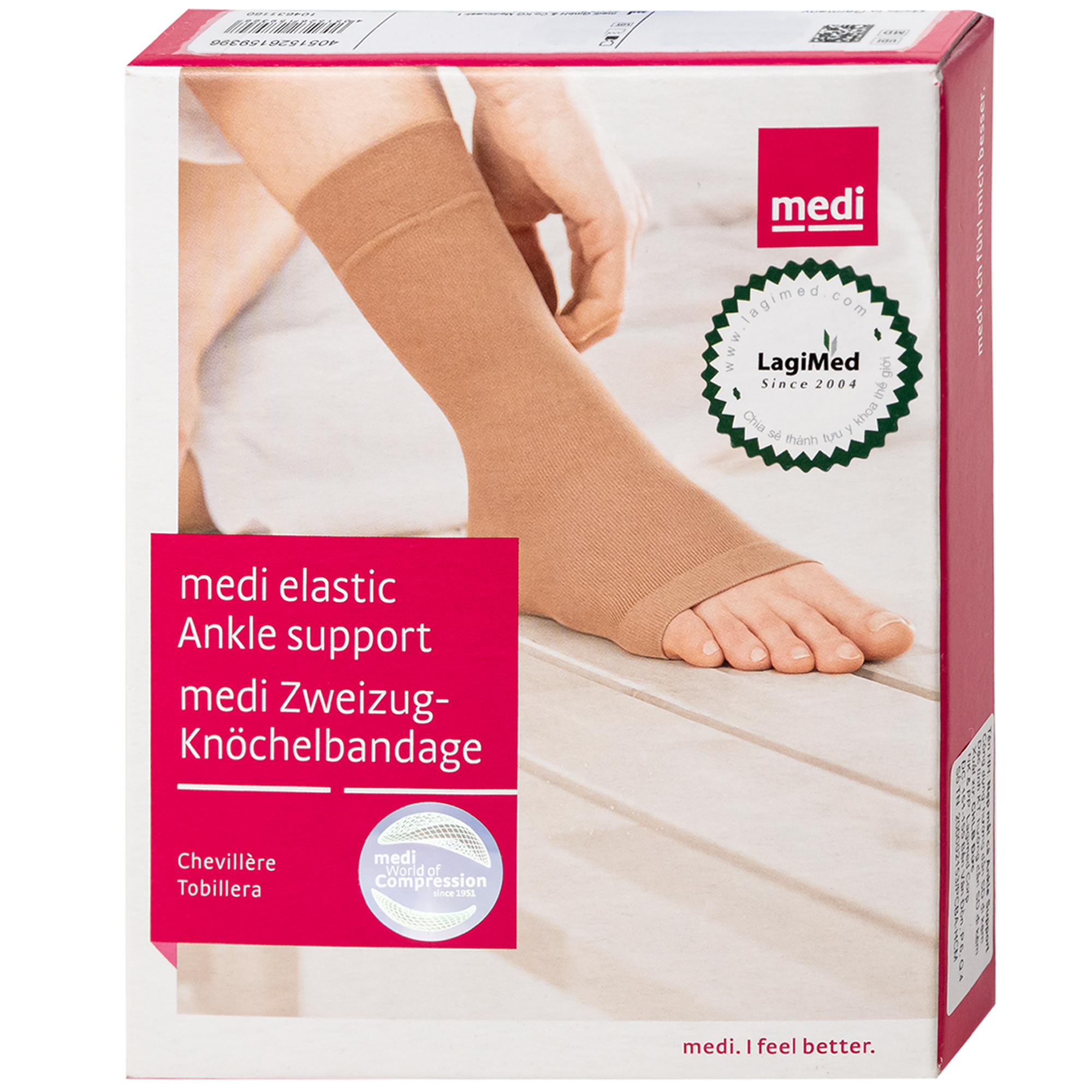 Hình ảnh Nẹp mắt cá chân Medi Ankle Support size II phục hồi chấn thương, bong gân nhẹ