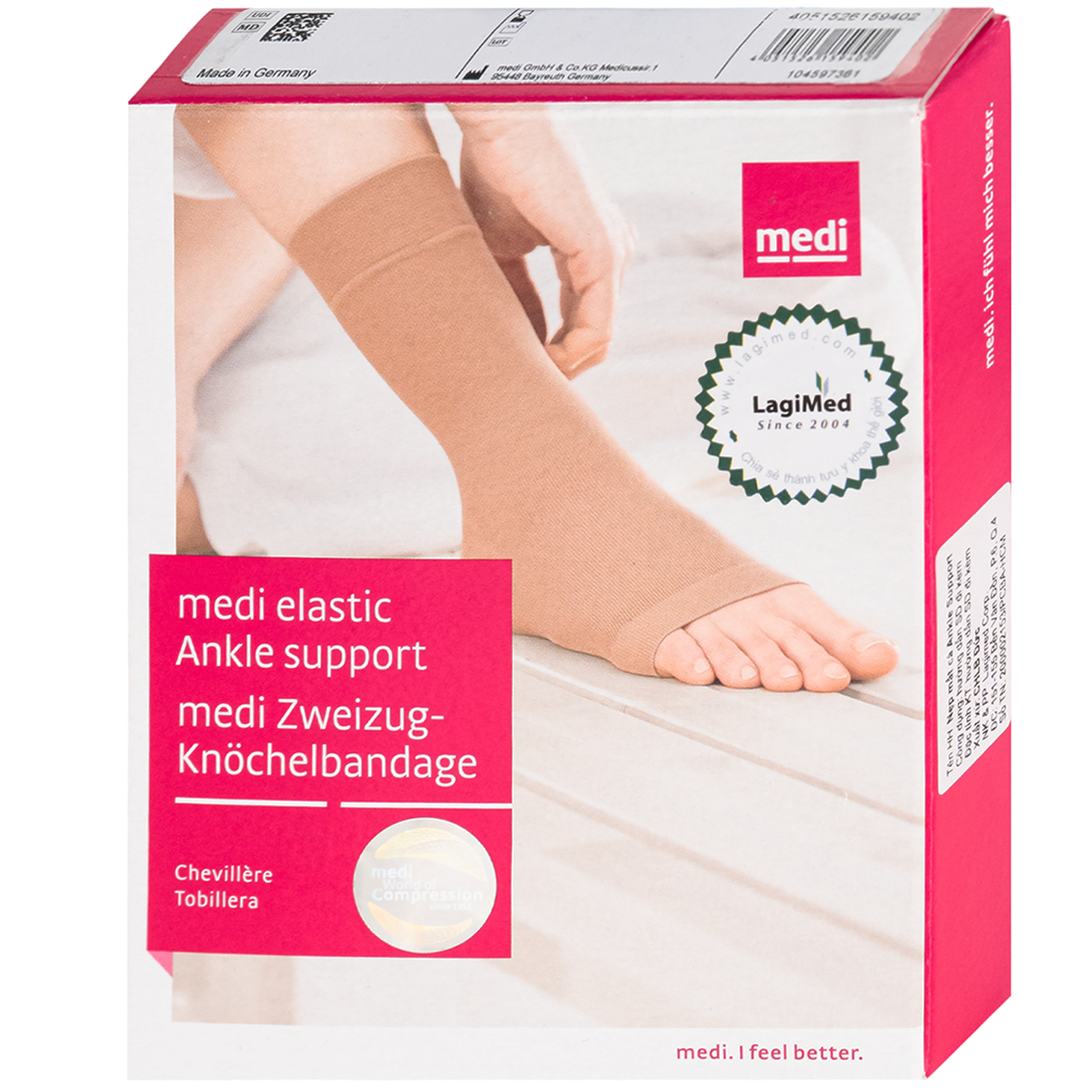 Hình ảnh Nẹp mắt cá chân Medi Ankle Support size III phục hồi chấn thương, bong gân nhẹ