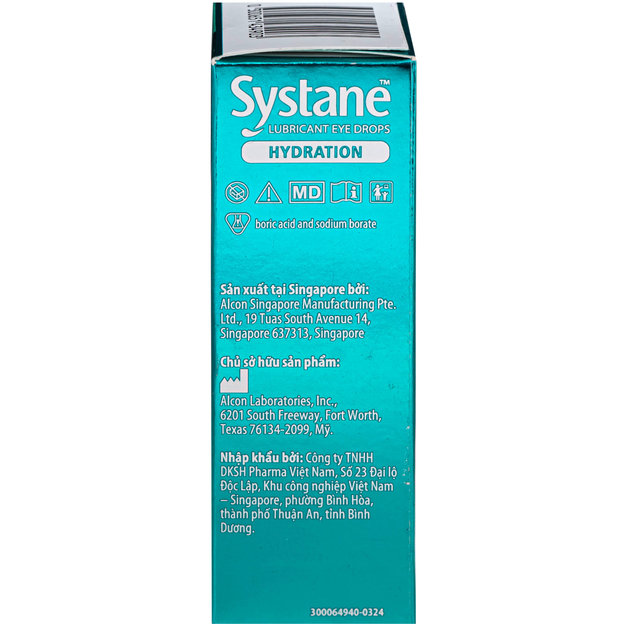 Hình ảnh Nhỏ Mắt Systane Hydration Alcon 10ml Giảm Khô Mắt Lâu Dài, Tăng Cường Cấp Ẩm, Phục Hồi Tế Bào Tổn Thương Trên Nhãn Cầu Sau Phẫu Thuật