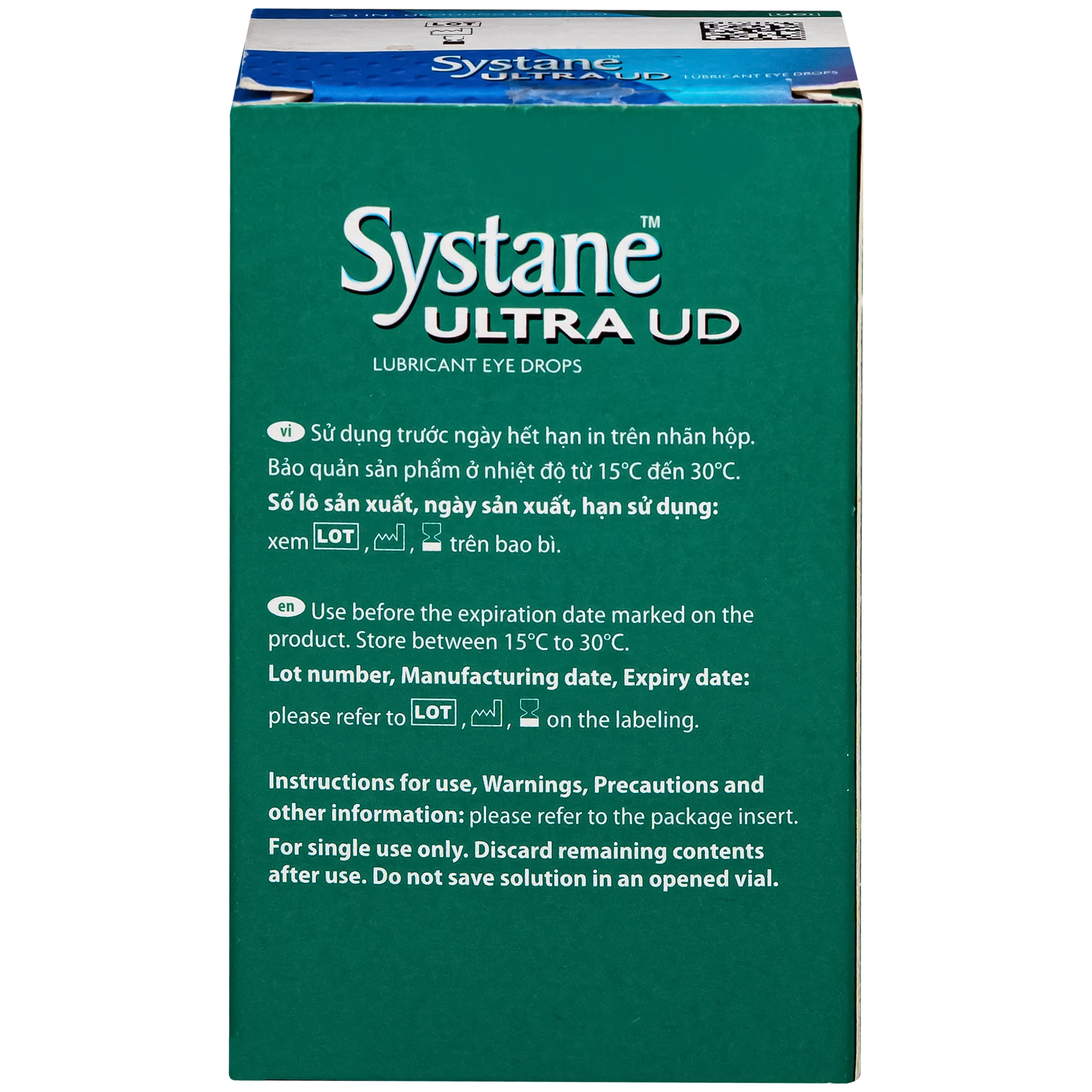 Hình ảnh Nhỏ Mắt Systane Ultra Ud Alcon (30 ống x 0.7ml) Giảm Kích Ứng, Giảm Khô Mắt Nhanh Chóng, Giữ Ẩm Và Cấp Ẩm Tức Thì