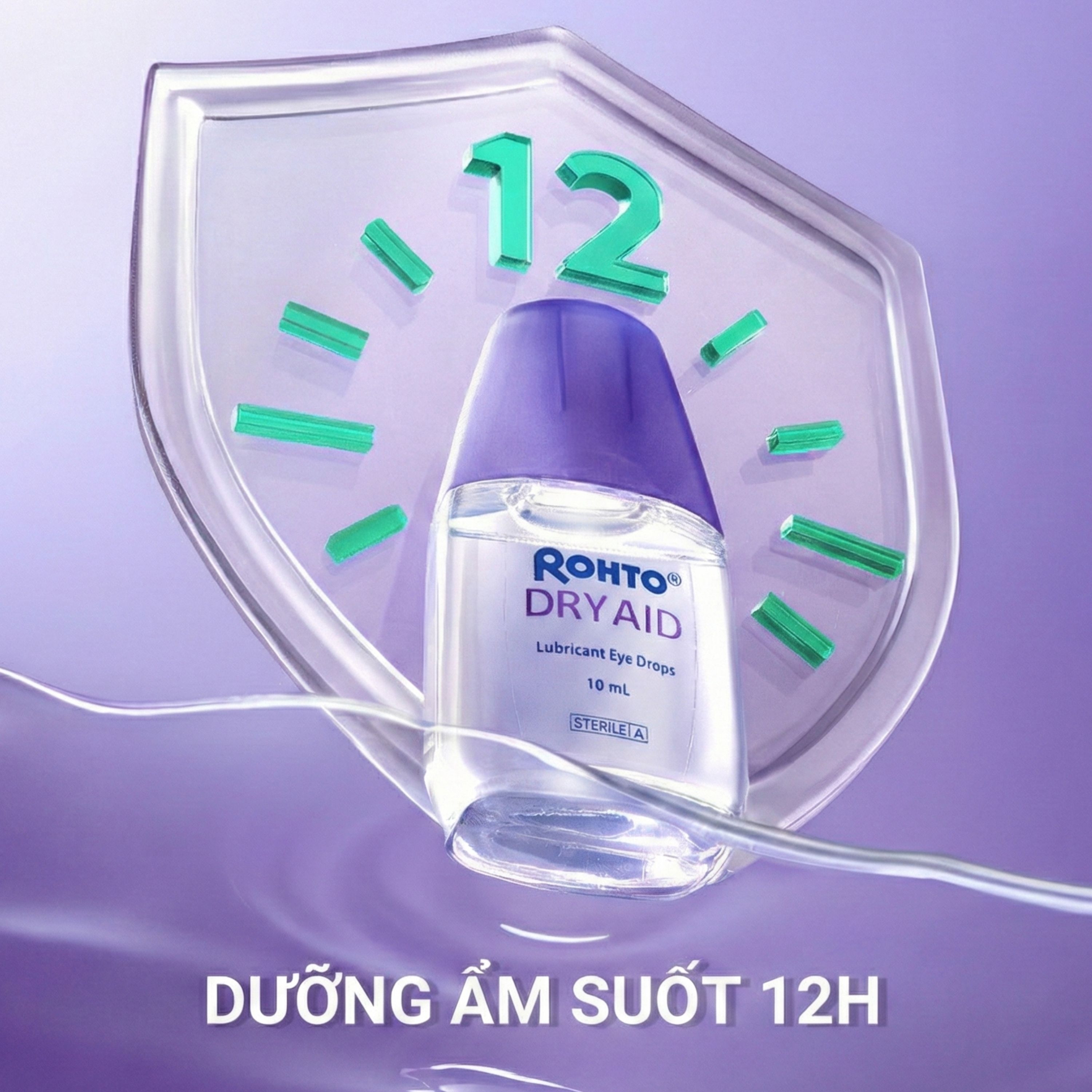 Hình ảnh Nhỏ Mắt Rohto Dry Aid 10Ml Cấp Ẩm Bảo Vệ Mắt Khỏi Các Triệu Chứng Khô Mắt