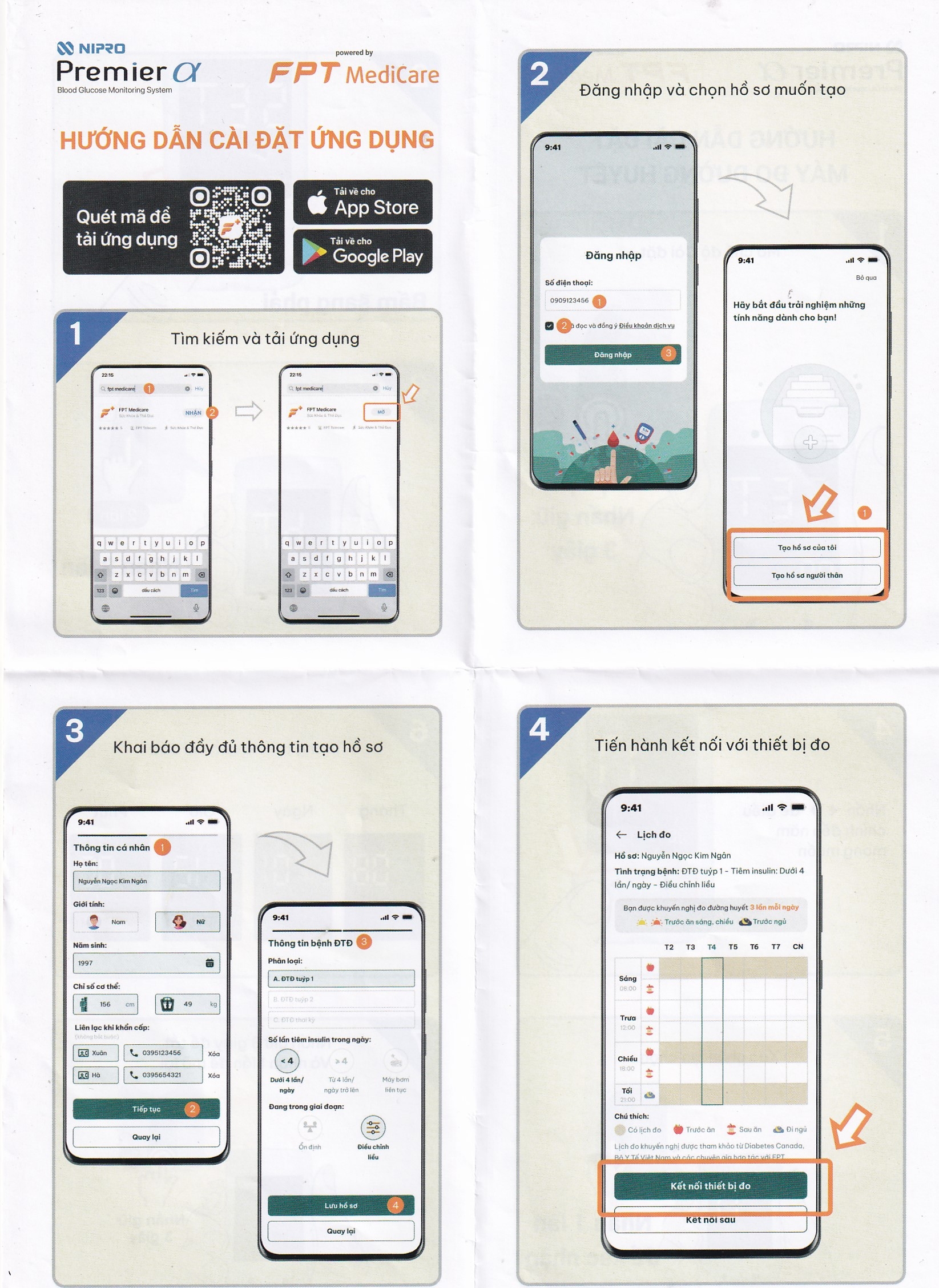 Hình ảnh Máy đo đường huyết Nipro Premier Alpha giúp đo đường huyết một cách an toàn, nhanh chóng, chính xác