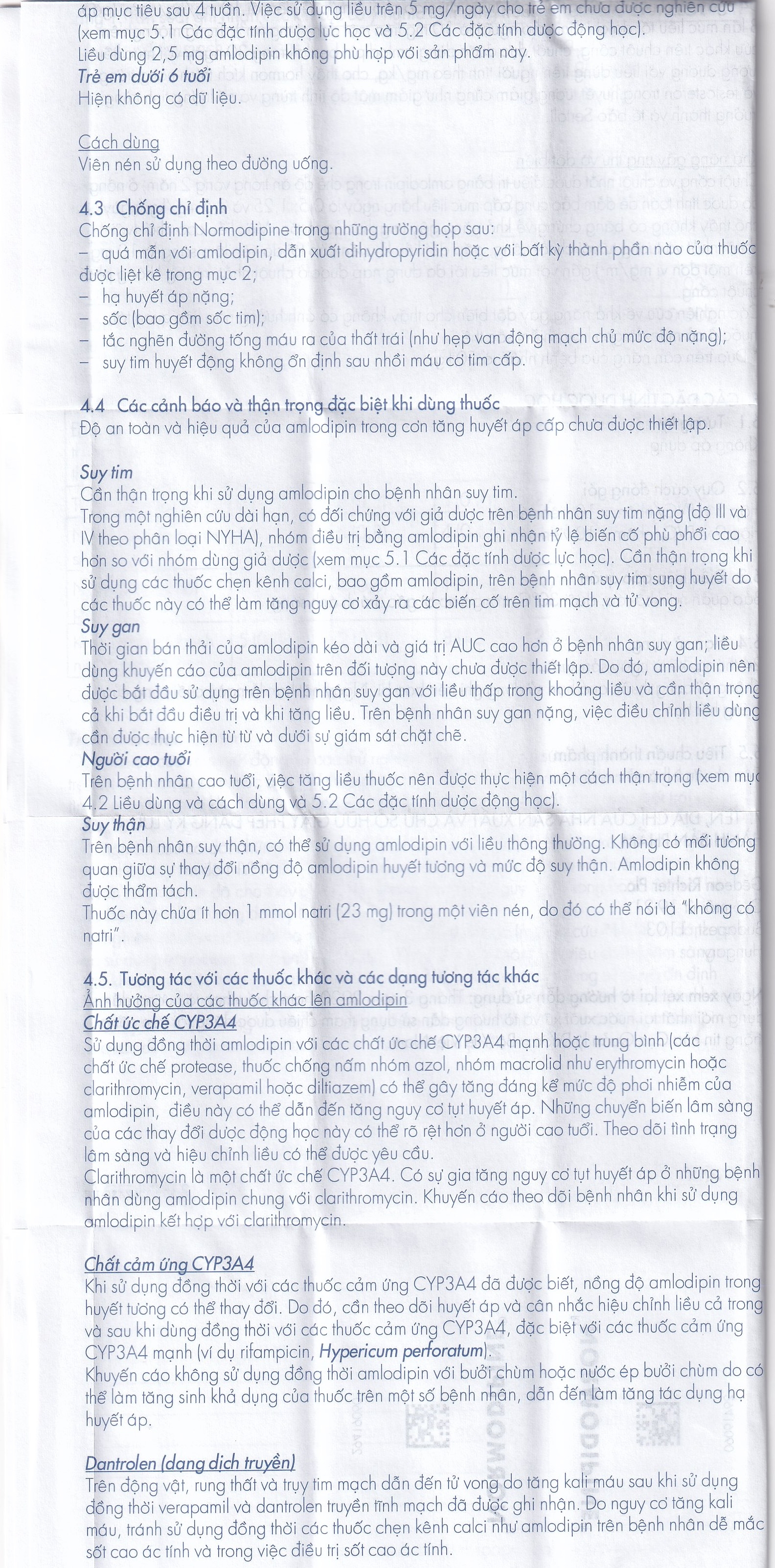 Hình ảnh Viên nén Normodipine 5mg Gedeon điều trị tăng huyết áp, đau thắt ngực ổn định (3 vỉ x 10 viên)