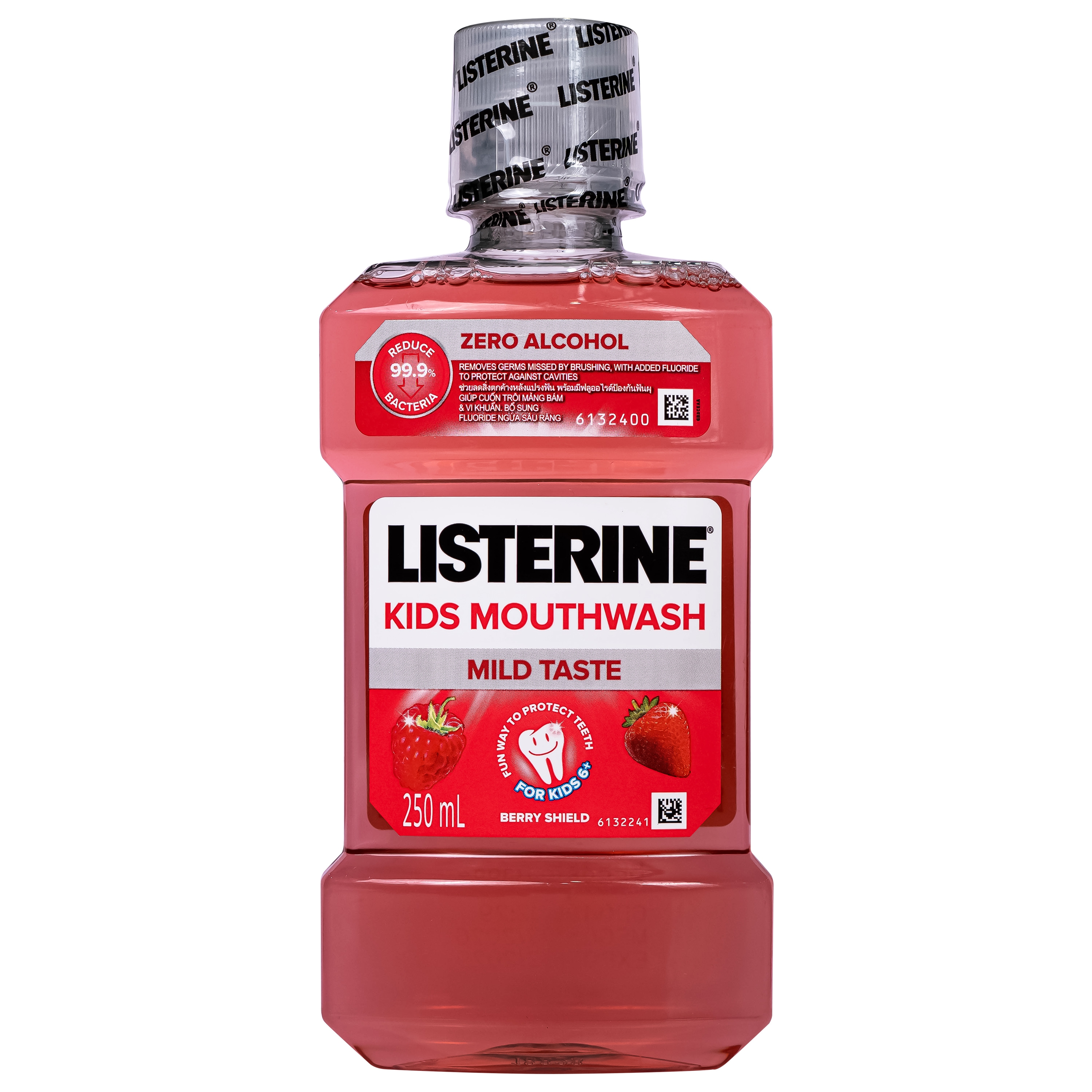 Hình ảnh Nước súc miệng cho trẻ em Listerine kids mouthwash berry shied 250ml