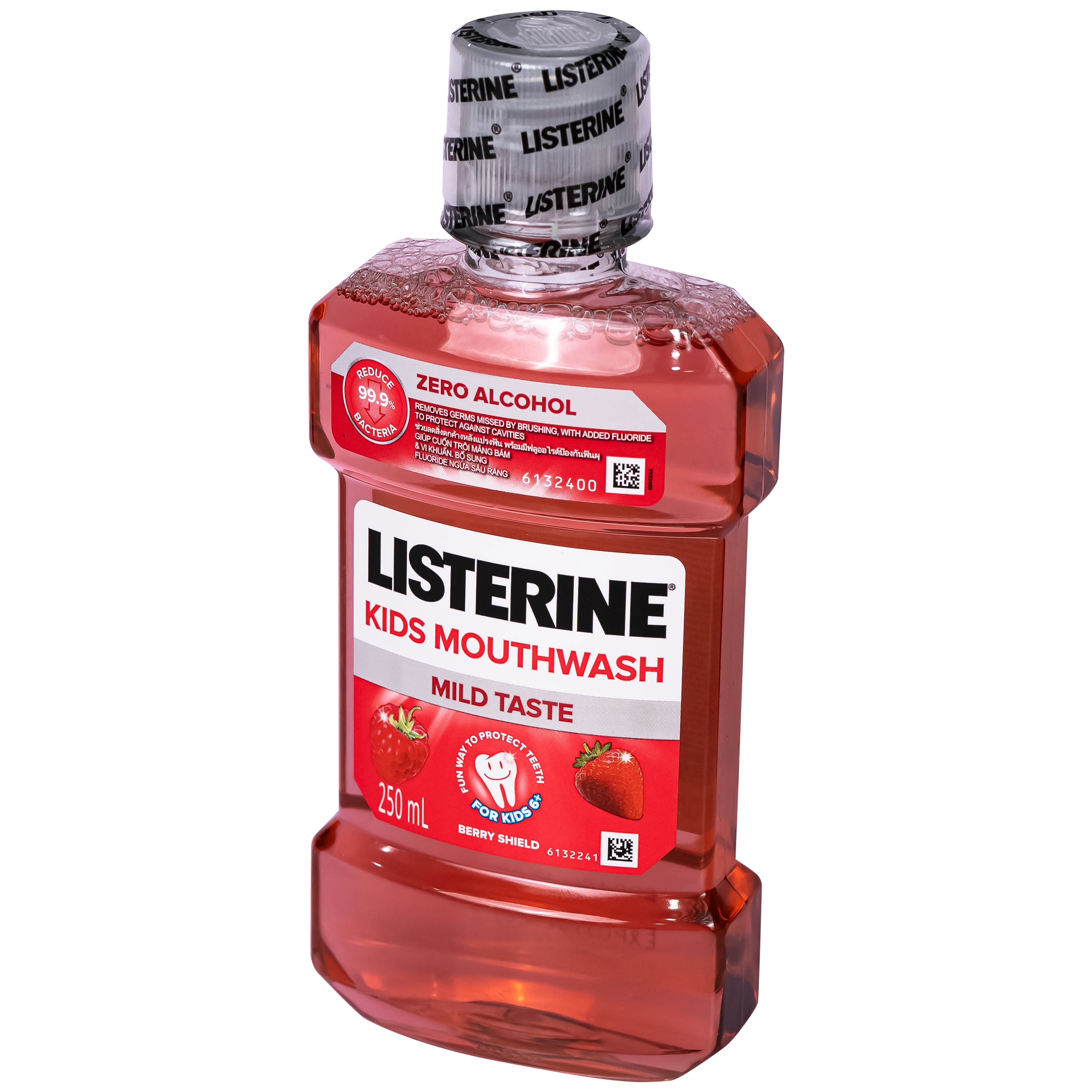 Hình ảnh Nước súc miệng cho trẻ em Listerine kids mouthwash berry shied 250ml
