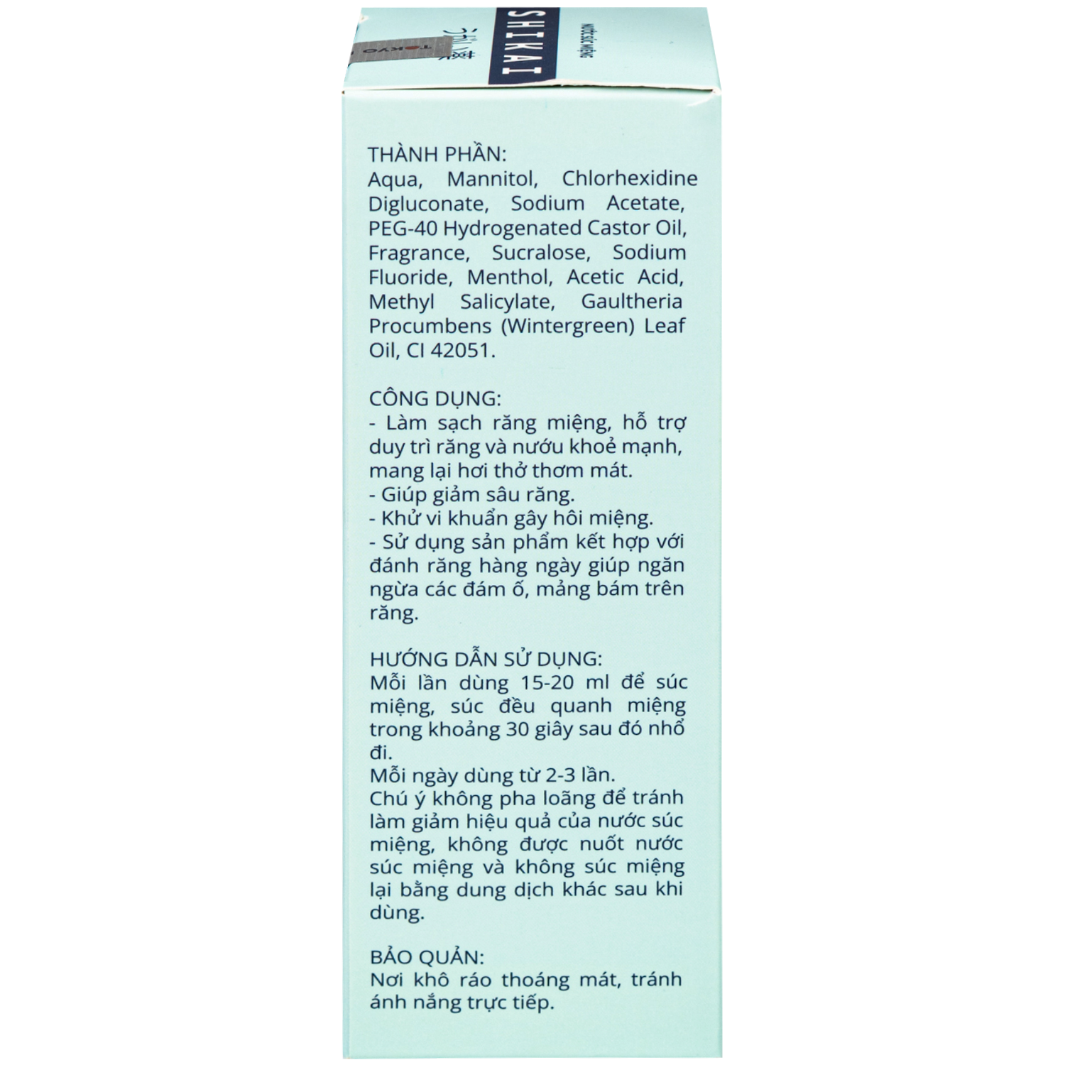 Hình ảnh Nước Súc Miệng Shikai Tokyo Pharma - Phòng Ngừa Virus, Vi Khuẩn, Hỗ Trợ Điều Trị Viêm Nướu, Viêm Lợi, Nha Chu (250ml)