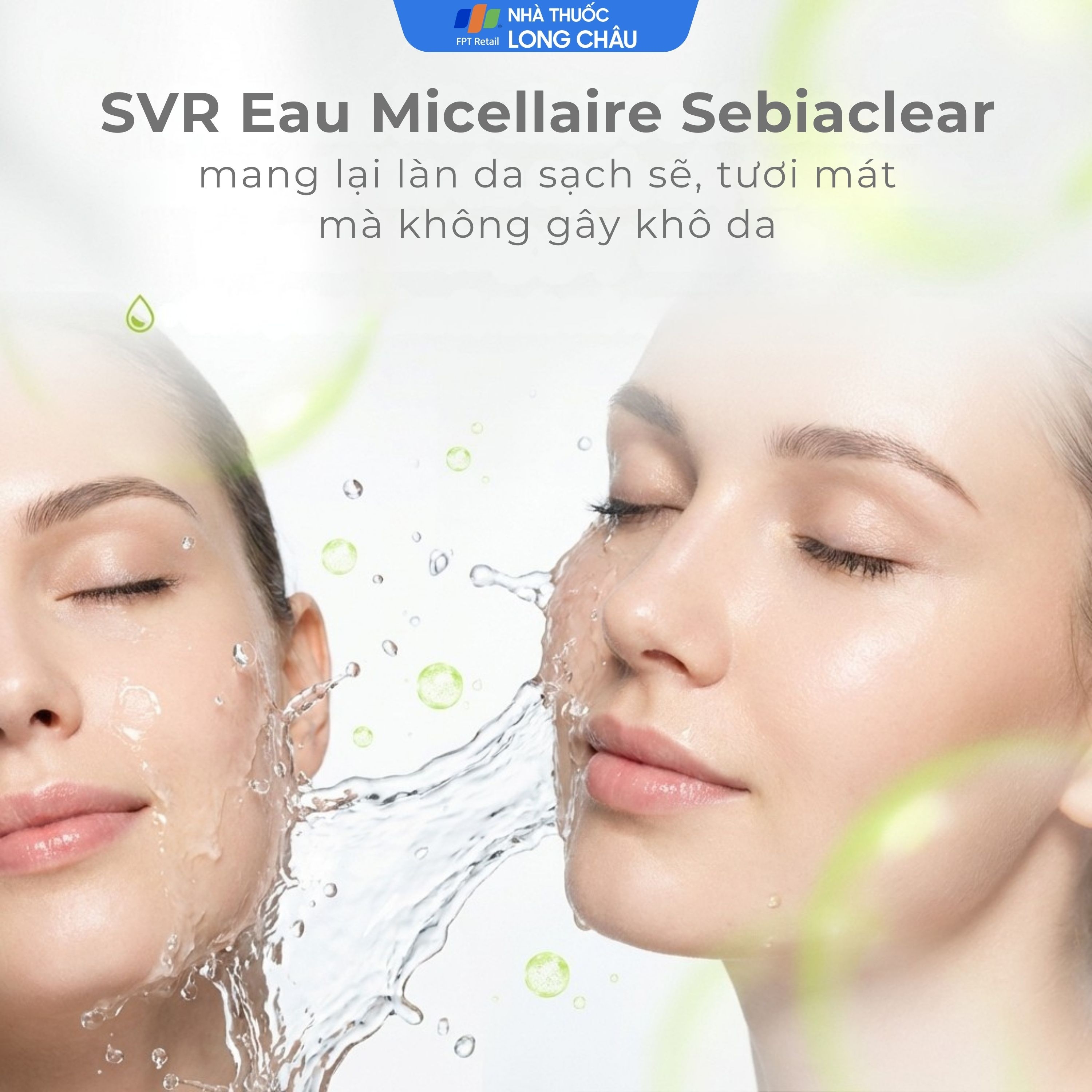Hình ảnh Nước tẩy trang SVR Eau Micellaire Sebiaclear 400ml làm sạch da và tẩy trang lớp trang điểm dành cho da dầu mụn