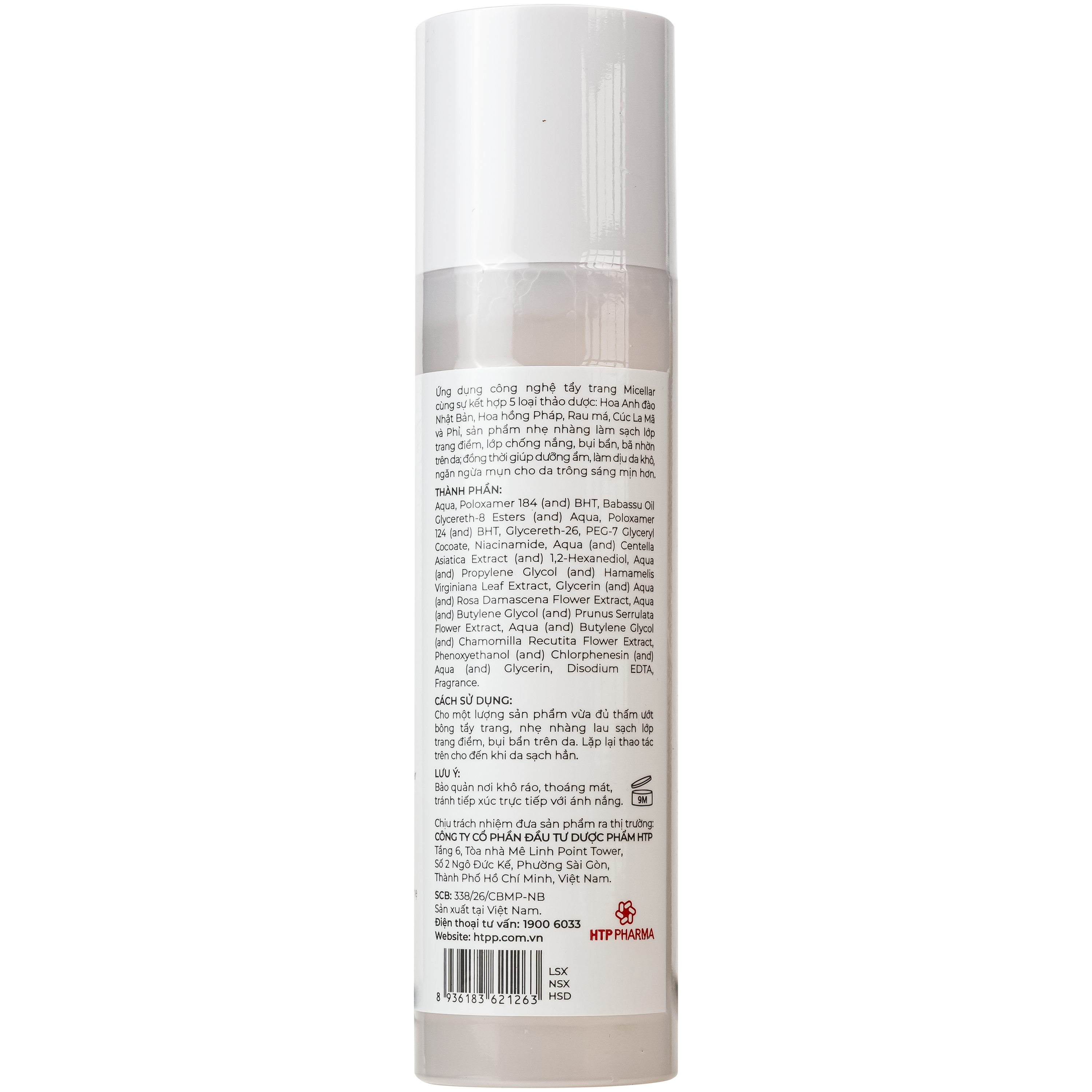 Hình ảnh Nước tẩy trang dịu nhẹ Sắc ngọc khang (145ml)