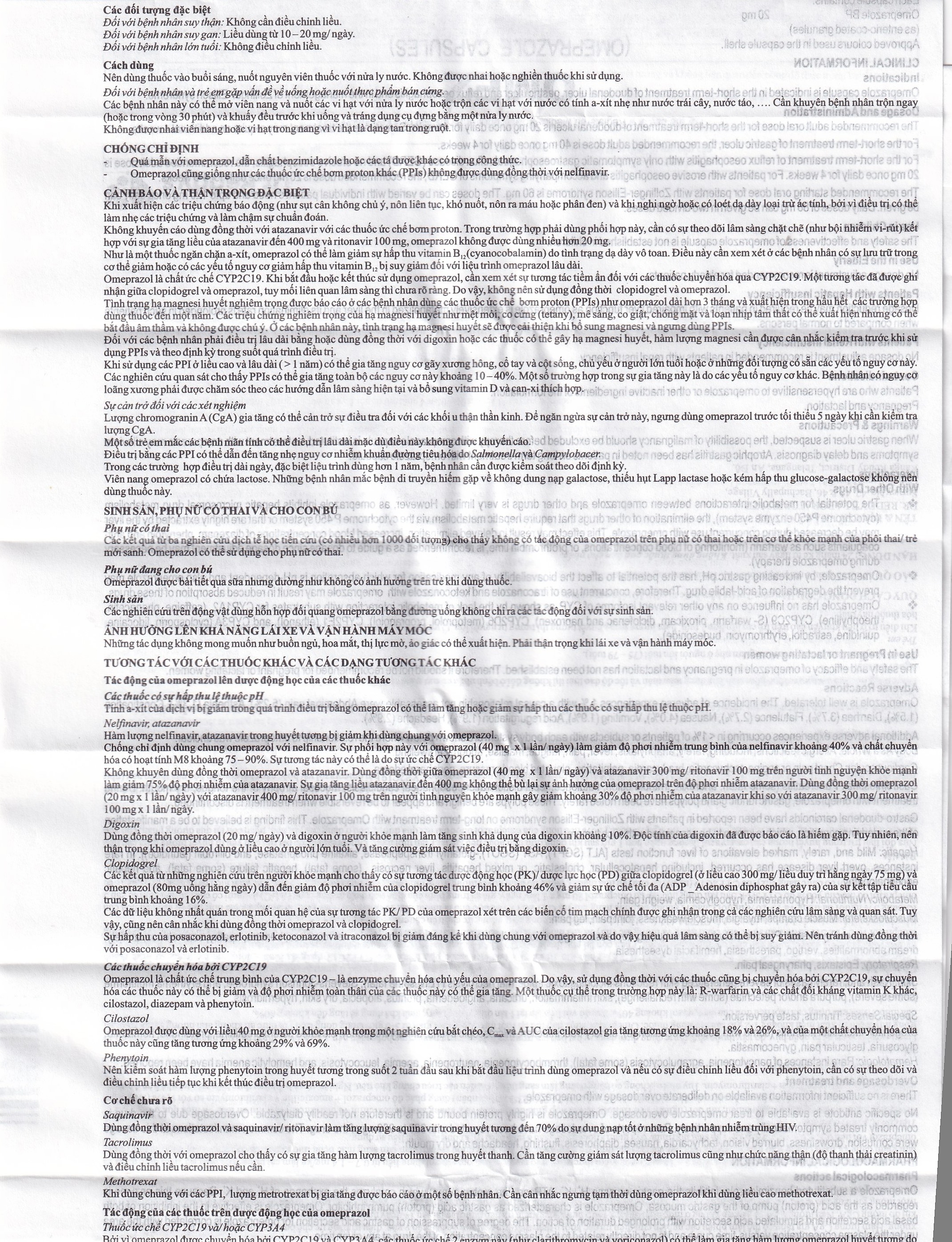 Hình ảnh Viên nang cứng Omez 20mg Dr.Reddy's điều trị và dự phòng tái phát loét tá tràng (2 vỉ x 10 viên)