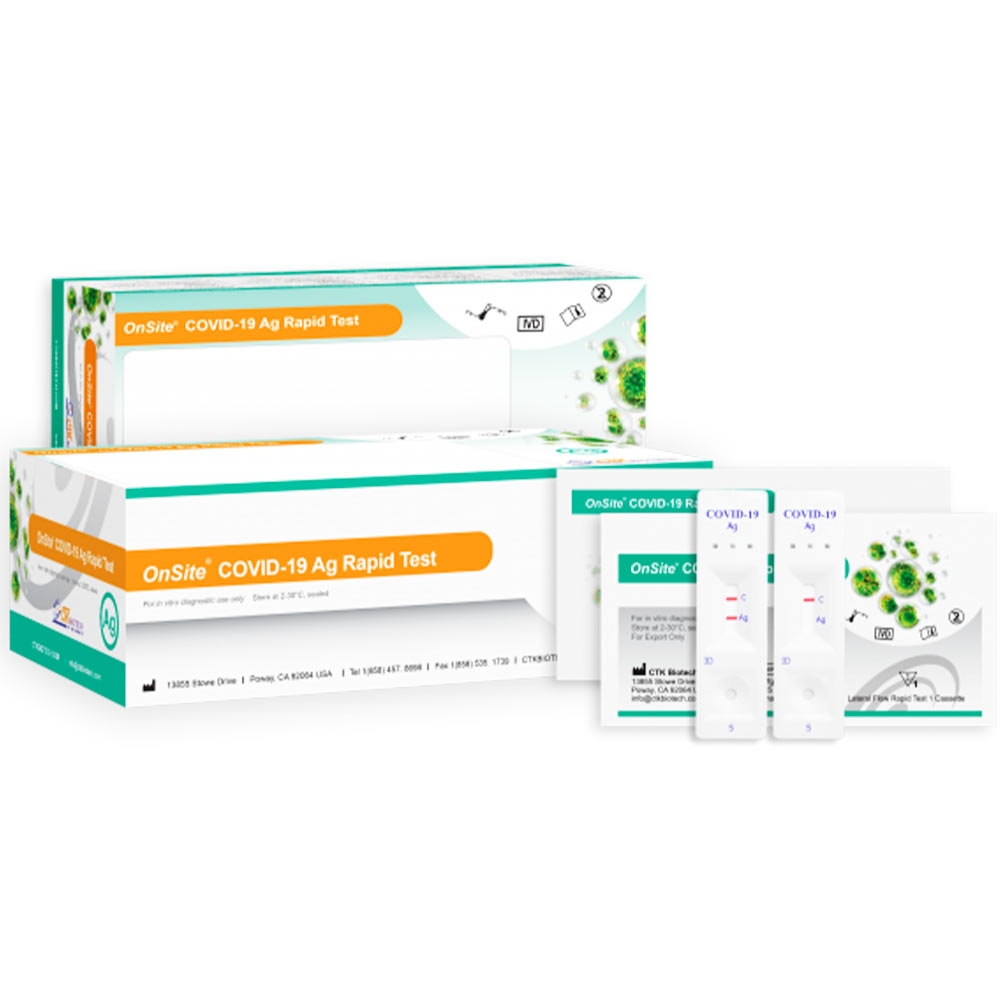 Hình ảnh Kit test Covid OnSite dùng xét nghiệm định tính kháng nguyên vi rút SARS-CoV-2