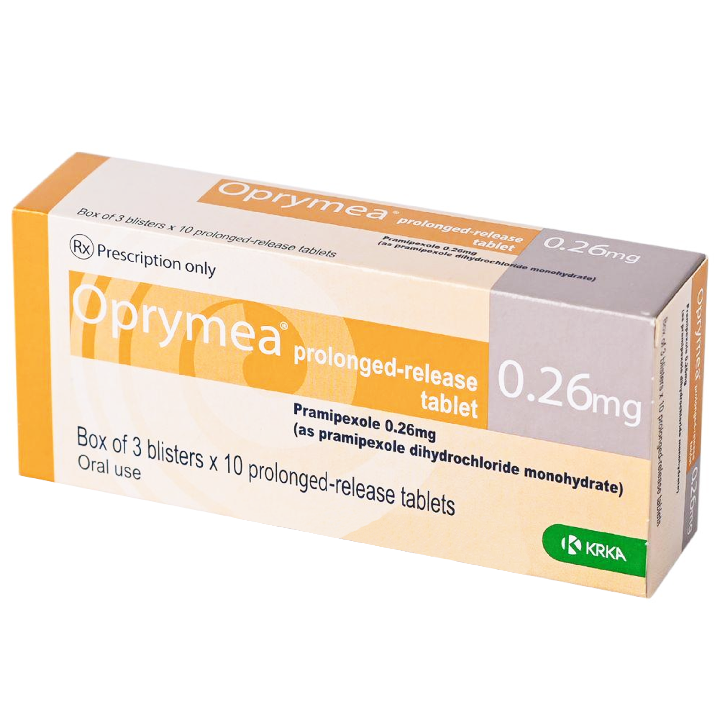 Hình ảnh Thuốc Oprymea 0.26mg Krka hộp 3 vỉ x 10 viên