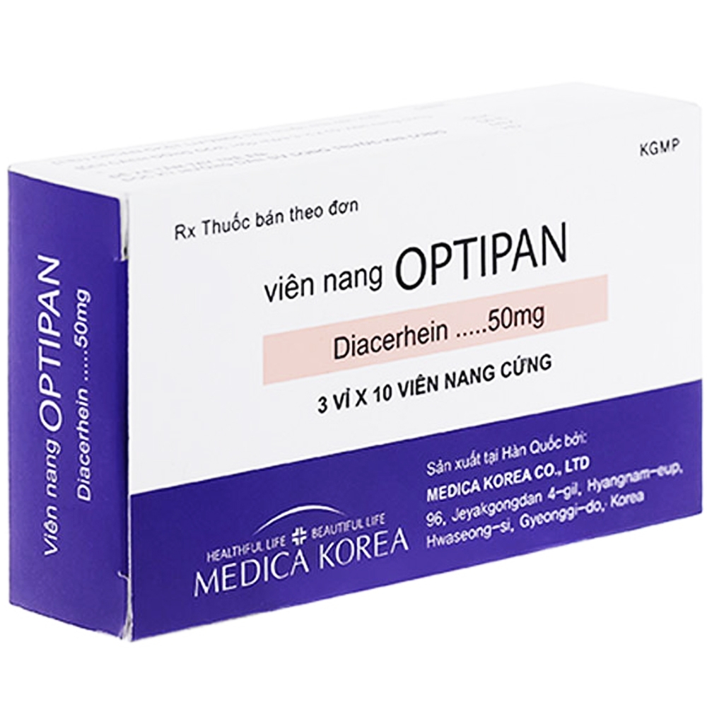 Hình ảnh Viên nang Optipan 50mg Medica Korea điều trị thoái hóa khớp (3 vỉ x 10 viên)