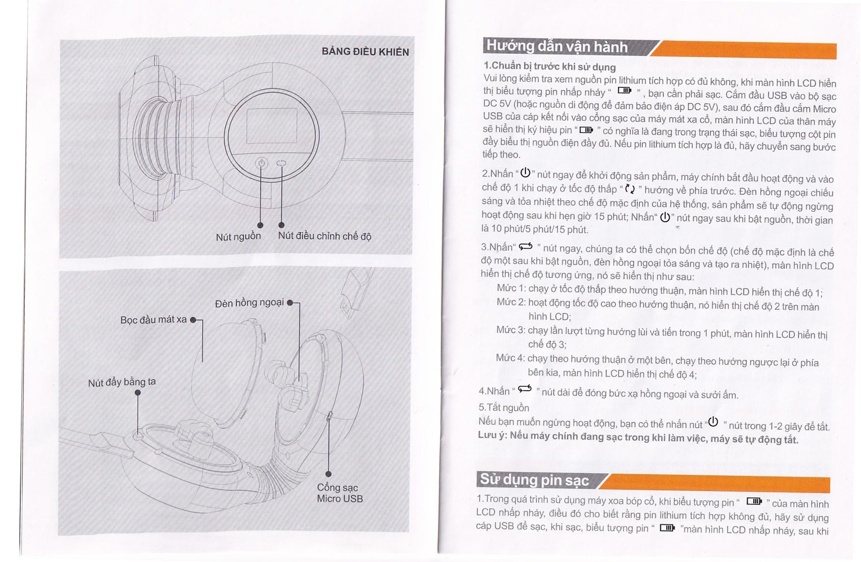 Hình ảnh Máy massage Pangao PG-2601B51 xoa dịu đốt sống cổ, giúp thư giãn giảm căng thẳng
