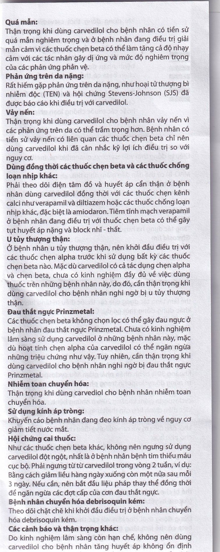 Hình ảnh Viên nén Peruzi-6,25 DaViPharm chống tăng huyết áp, chống đau thắt ngực (3 vỉ x 10 viên)