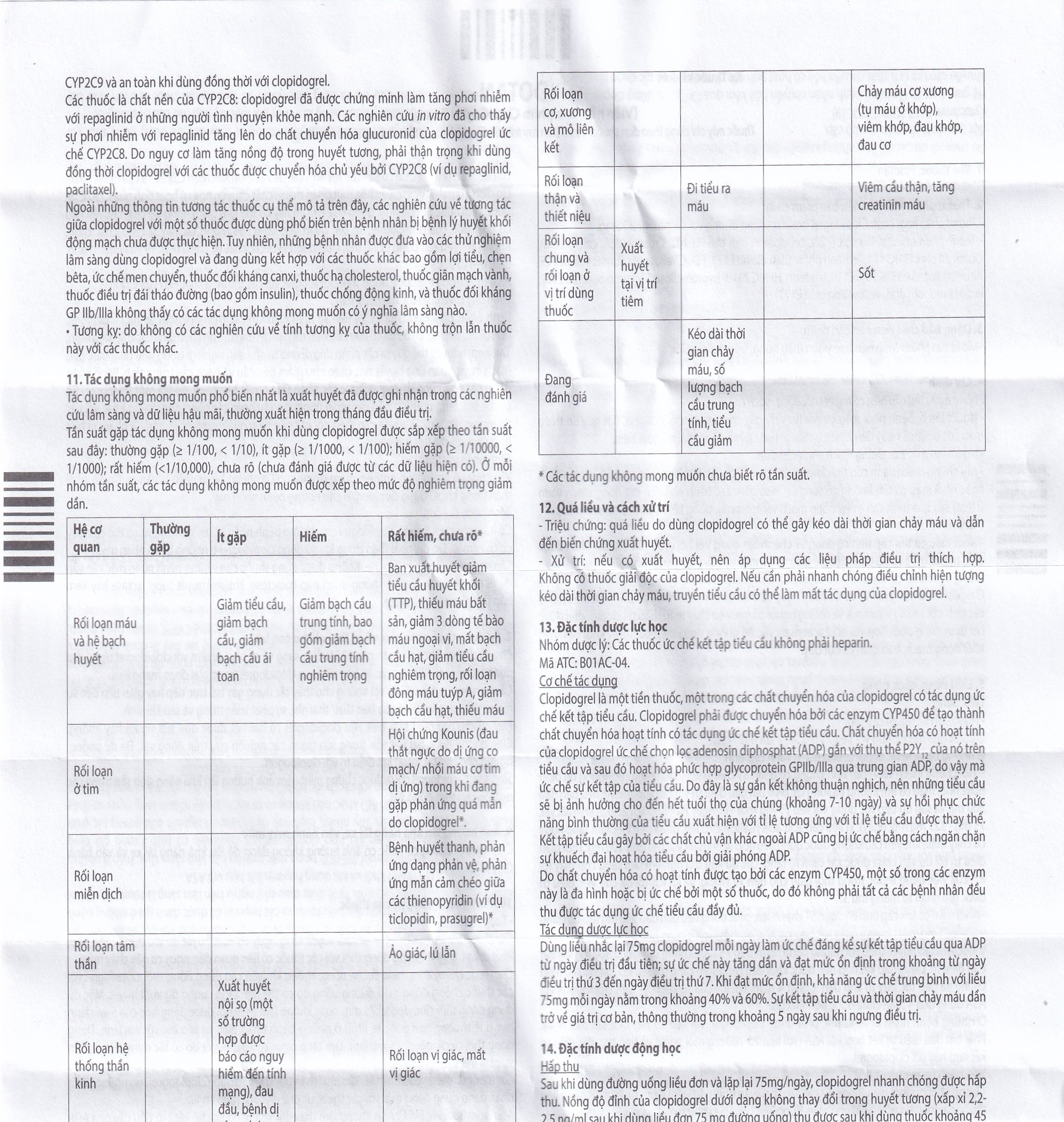 Hình ảnh Thuốc Pidotan 75mg One Pharma phòng ngừa huyết khối động mạch và rung nhĩ (4 vỉ x 7 viên)