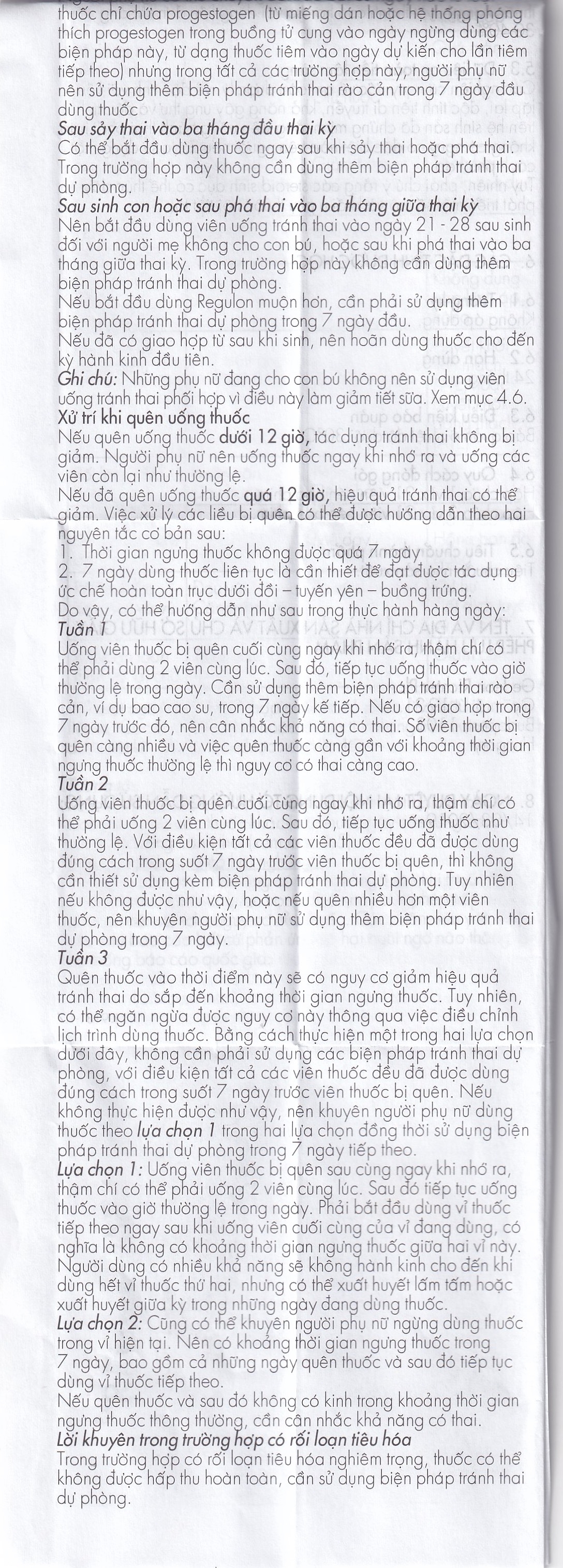 Hình ảnh Thuốc Regulon Gedeon tránh thai hằng ngày (1 vỉ x 21 viên)