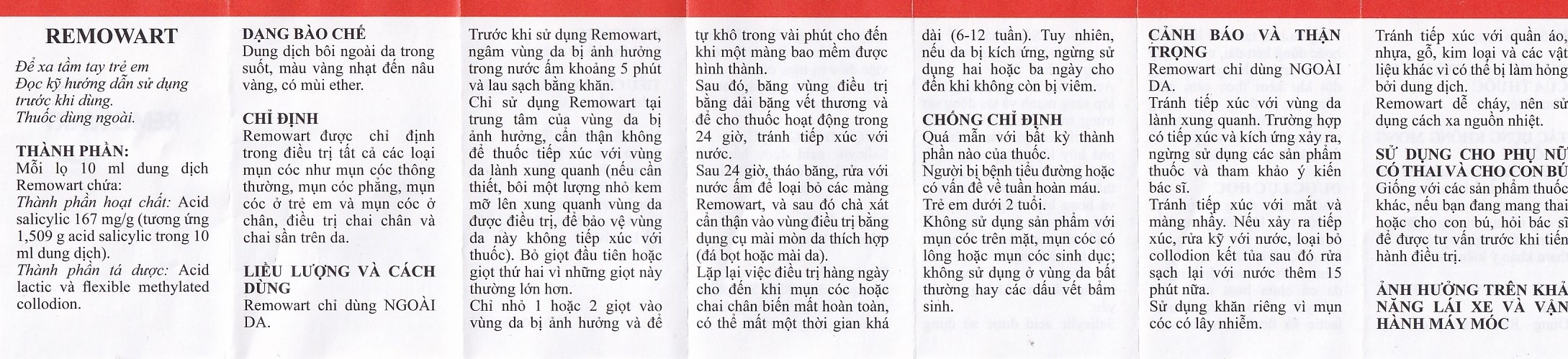 Hình ảnh Dung dịch bôi ngoài da Remowart Farmalabor điều trị mụn cóc, chai chân và chai sần trên da (10ml)