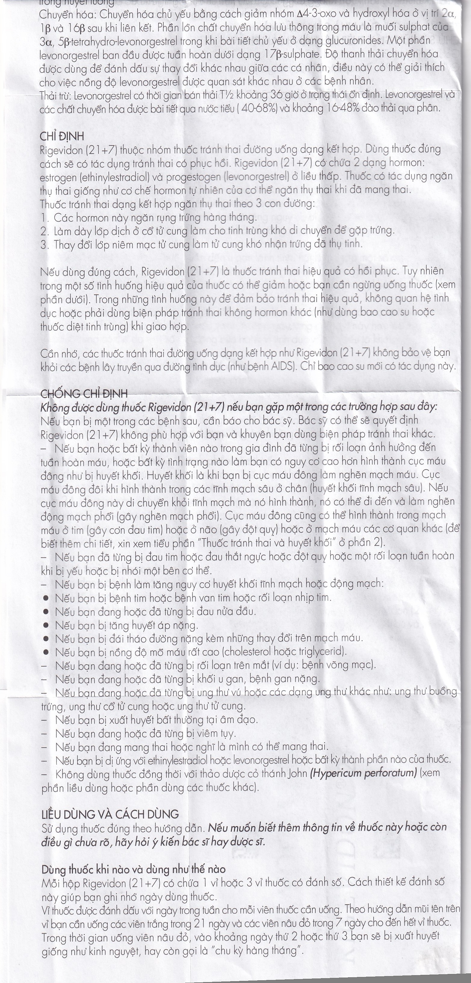 Hình ảnh Thuốc Rigevidon 21+7 Gedeon dùng cho tránh thai (3 vỉ x 28 viên)