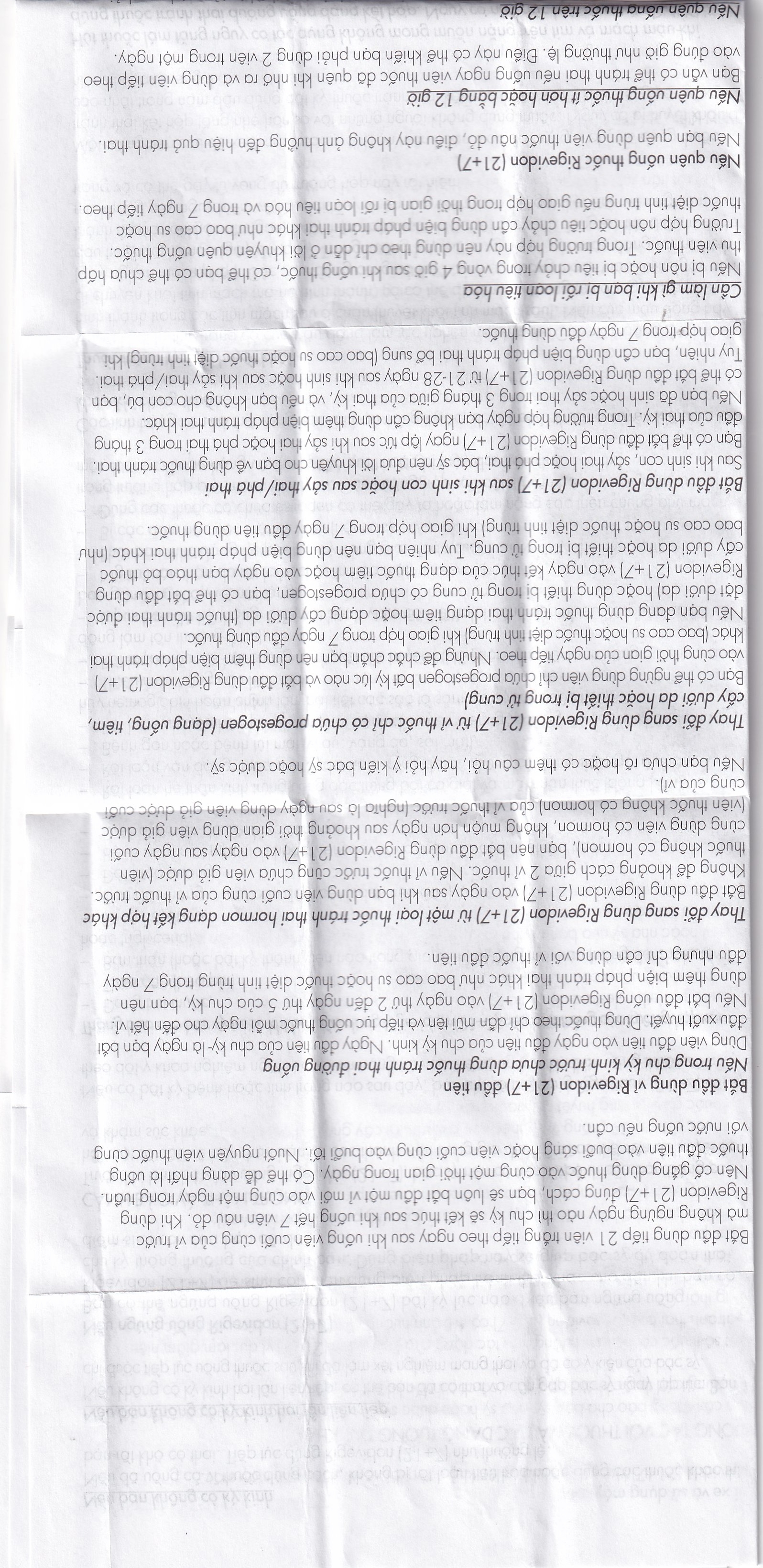 Hình ảnh Thuốc Rigevidon 21+7 Gedeon dùng cho tránh thai (3 vỉ x 28 viên)