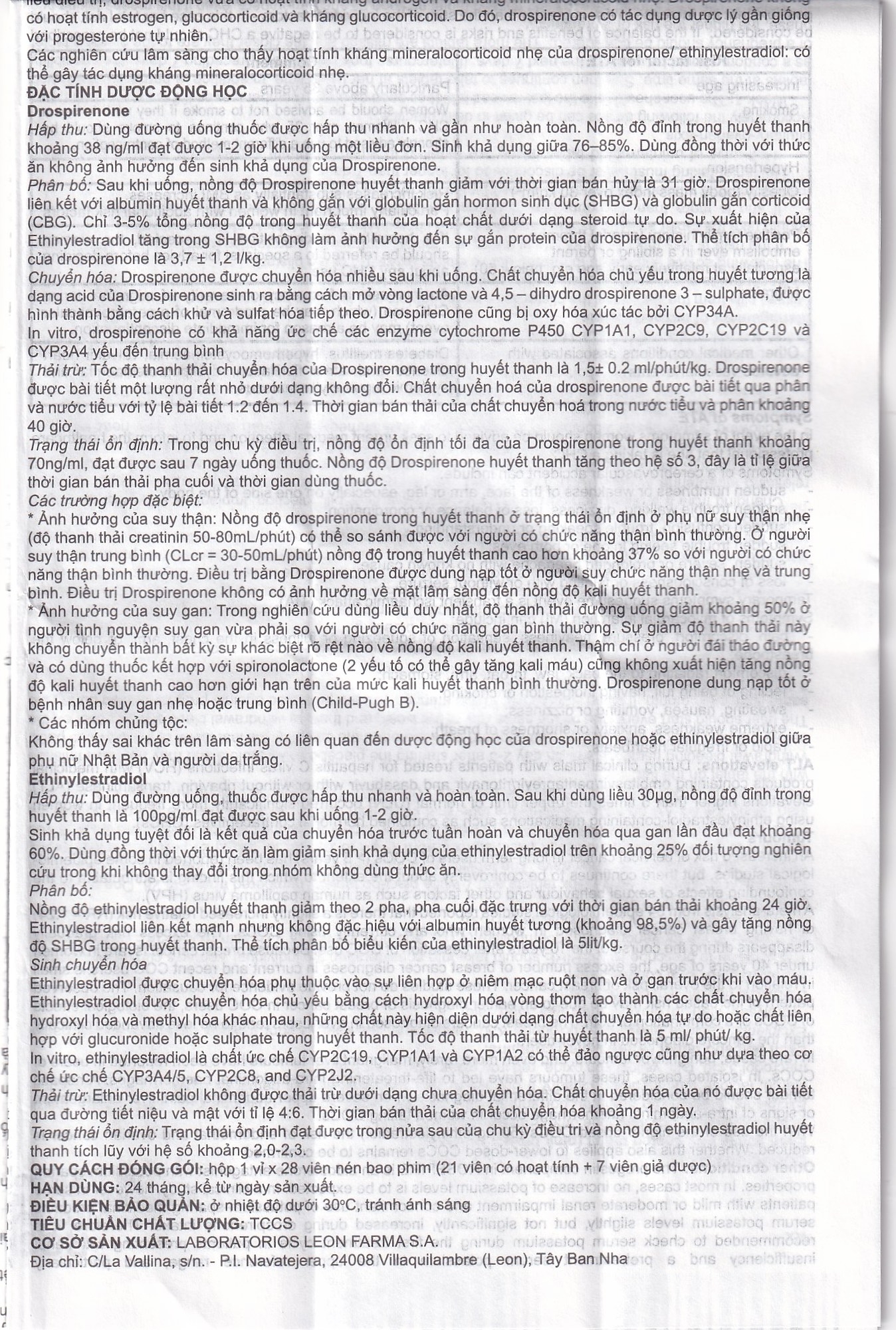 Hình ảnh Thuốc Rosepire 3mg/0,02mg Exeltis tím dùng để tránh thai (1 vỉ x 28 viên)