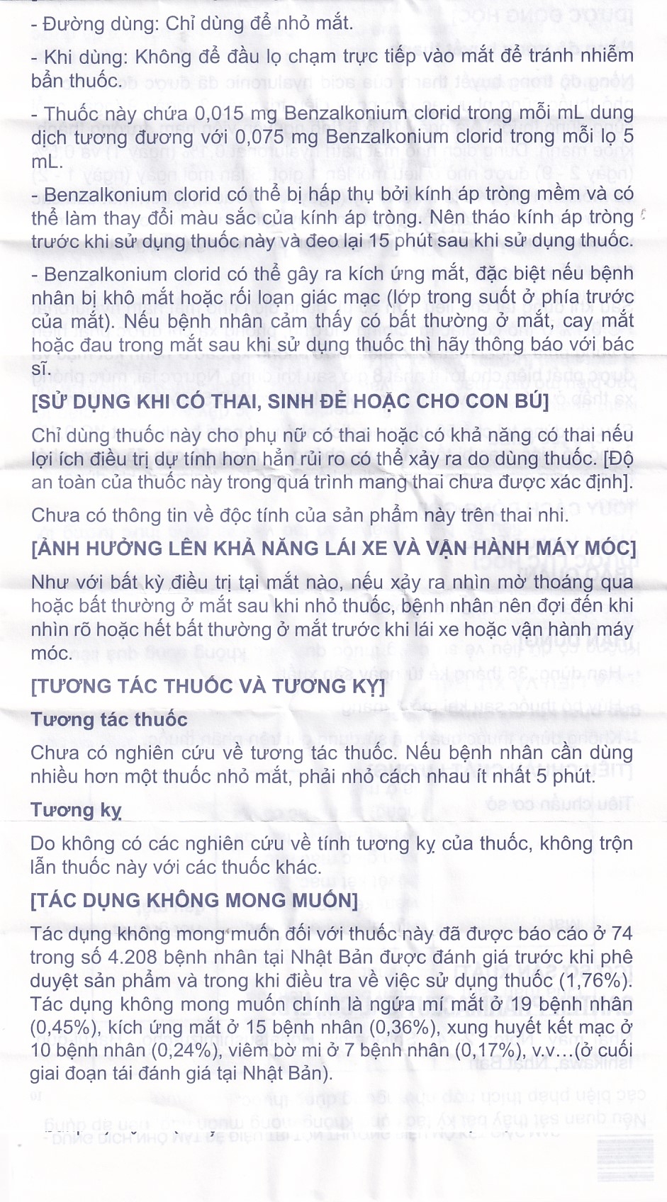 Hình ảnh Thuốc nhỏ mắt Sanlein 0.1% Santen hỗ trợ điều trị rối loạn biểu mô kết giác mạc (5ml)