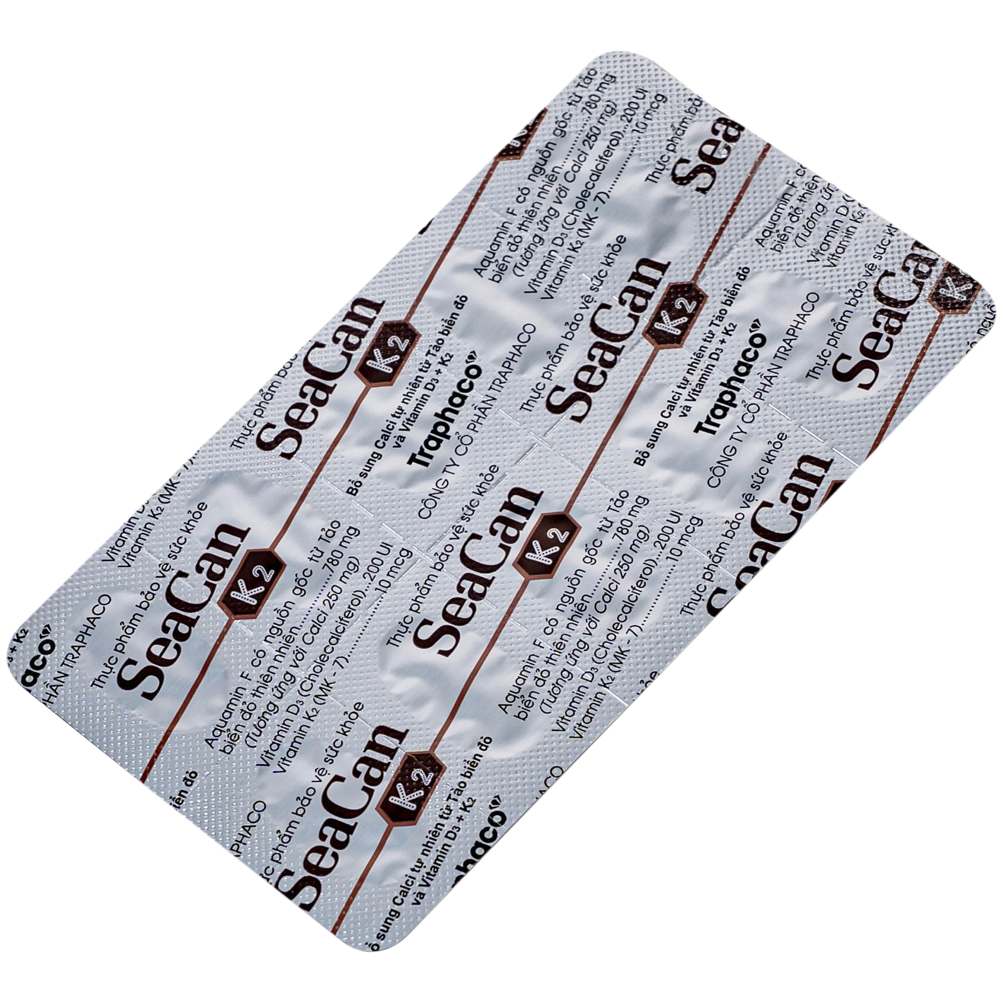 Hình ảnh Viên uống giúp xương, răng chắc khỏe Seacan K2 Traphaco (6 vỉ x 10 viên)