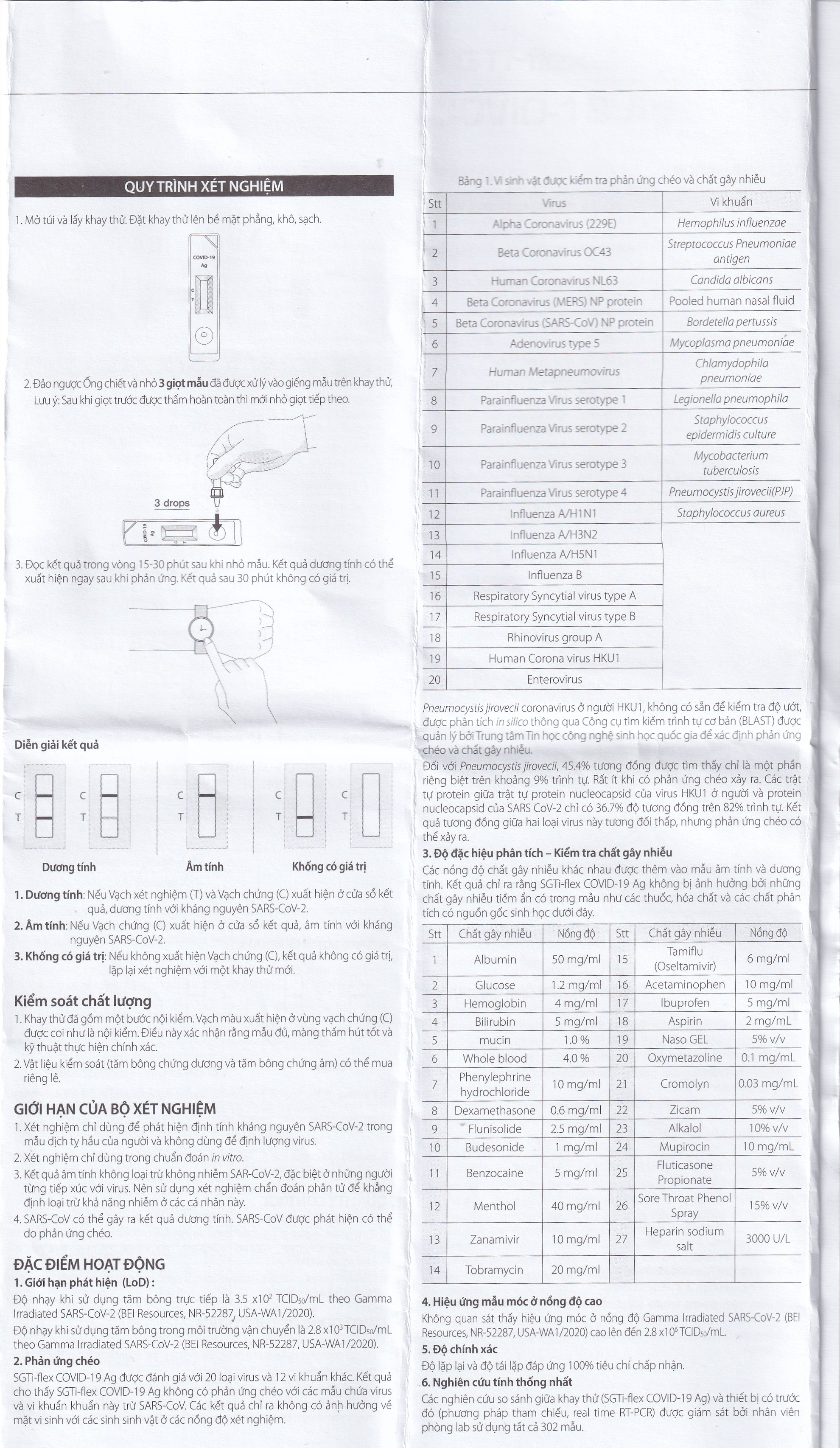 Hình ảnh Kit test Covid Sgti-flex - korea khay thử xét nghiệm kháng nguyên Sars Cov-2 (25 kit)