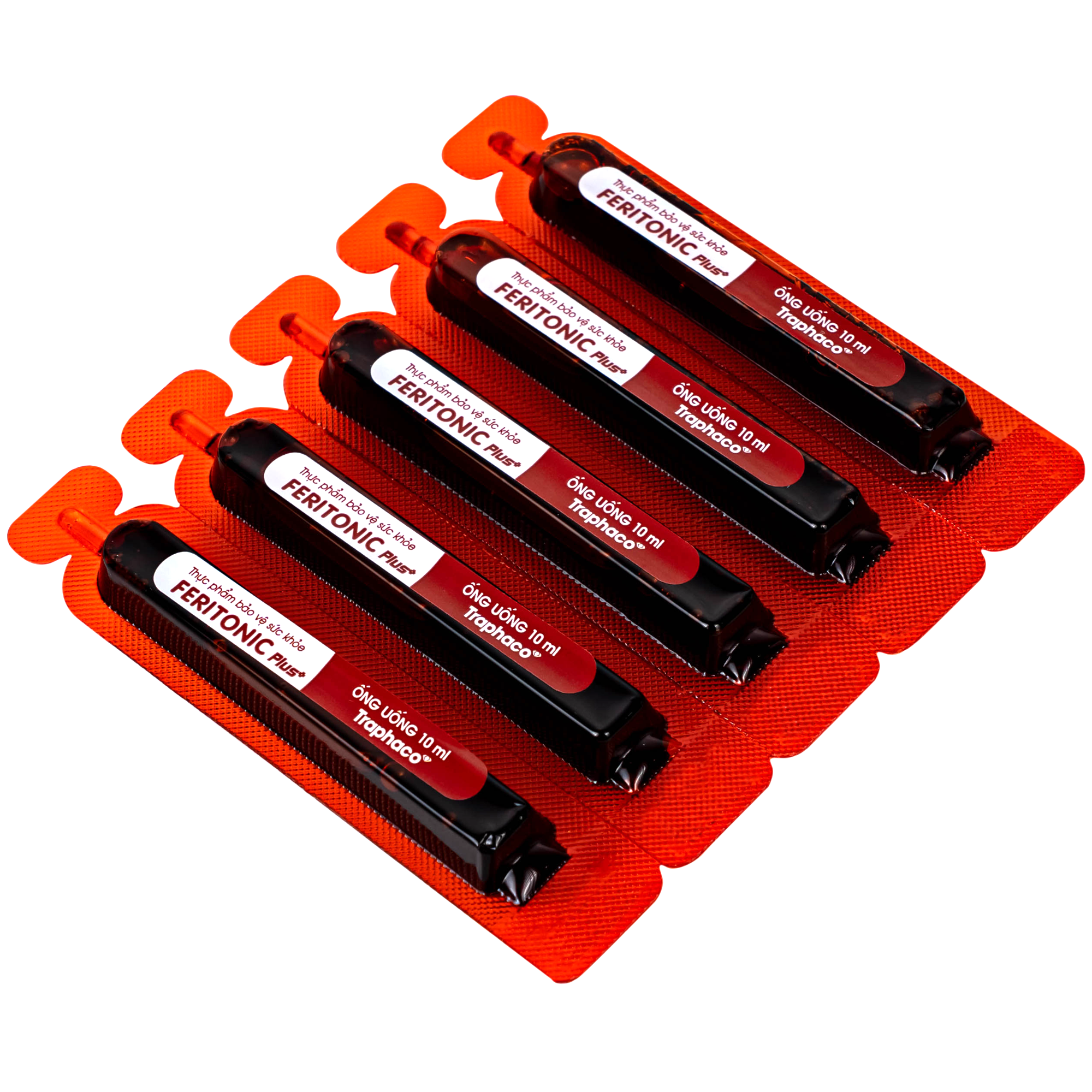 Hình ảnh Siro bổ sung sắt Feritonic Plus+ Traphaco (4 vỉ x 5 ống)