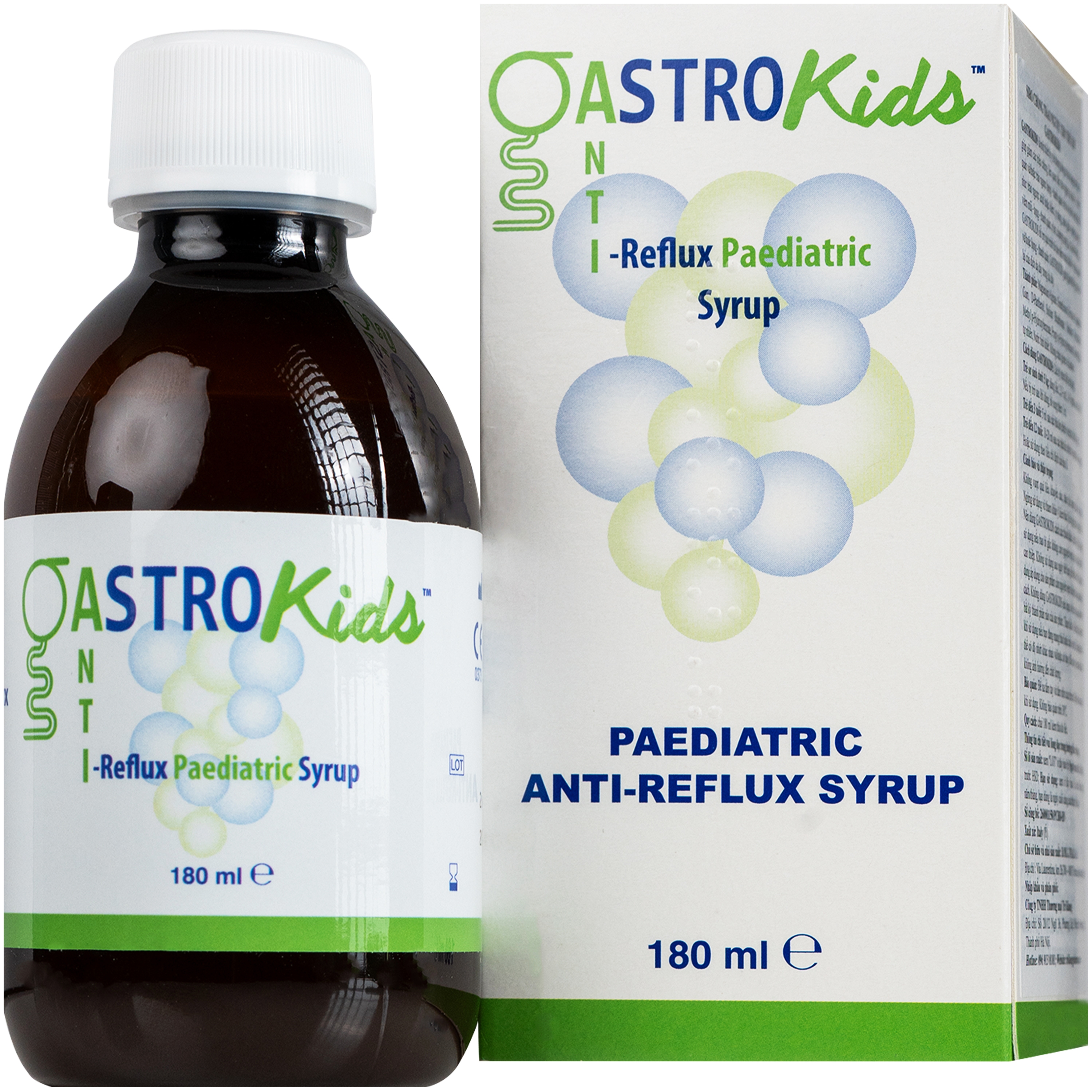 Hình ảnh Siro Gastrokids 180ml Hỗ Trợ Kiểm Soát Nôn Trớ, Trào Ngược Dạ Dày - Thực Quản, Trào Ngược Họng - Thanh Quản Cho Trẻ Từ 0 Đến 12 Tuổi