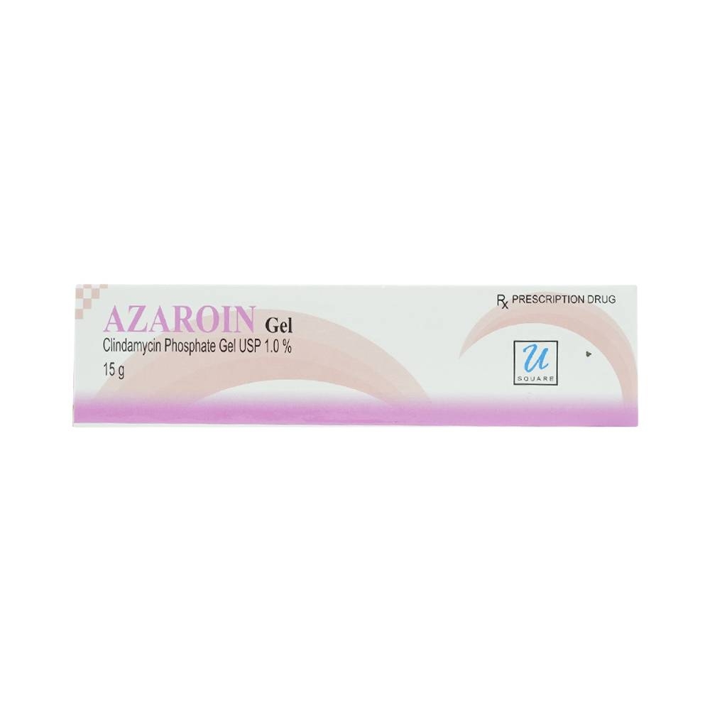 Hình ảnh Gel bôi ngoài da Azaroin Square điều trị mụn trứng cá nhẹ đến vừa (15g)
