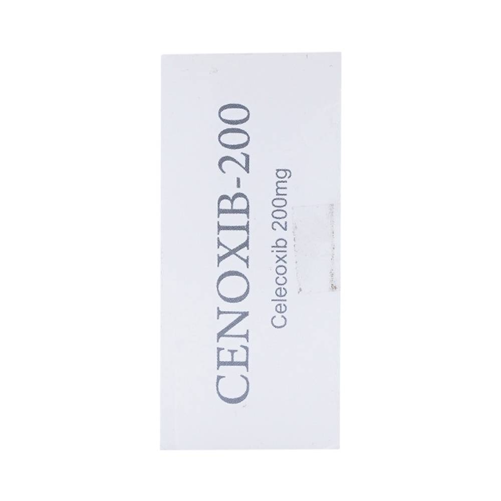 Hình ảnh Thuốc Cenoxib-200 Celogen Pharma điều trị thoái hóa khớp, viêm khớp dạng thấp (4 vỉ x 10 viên)