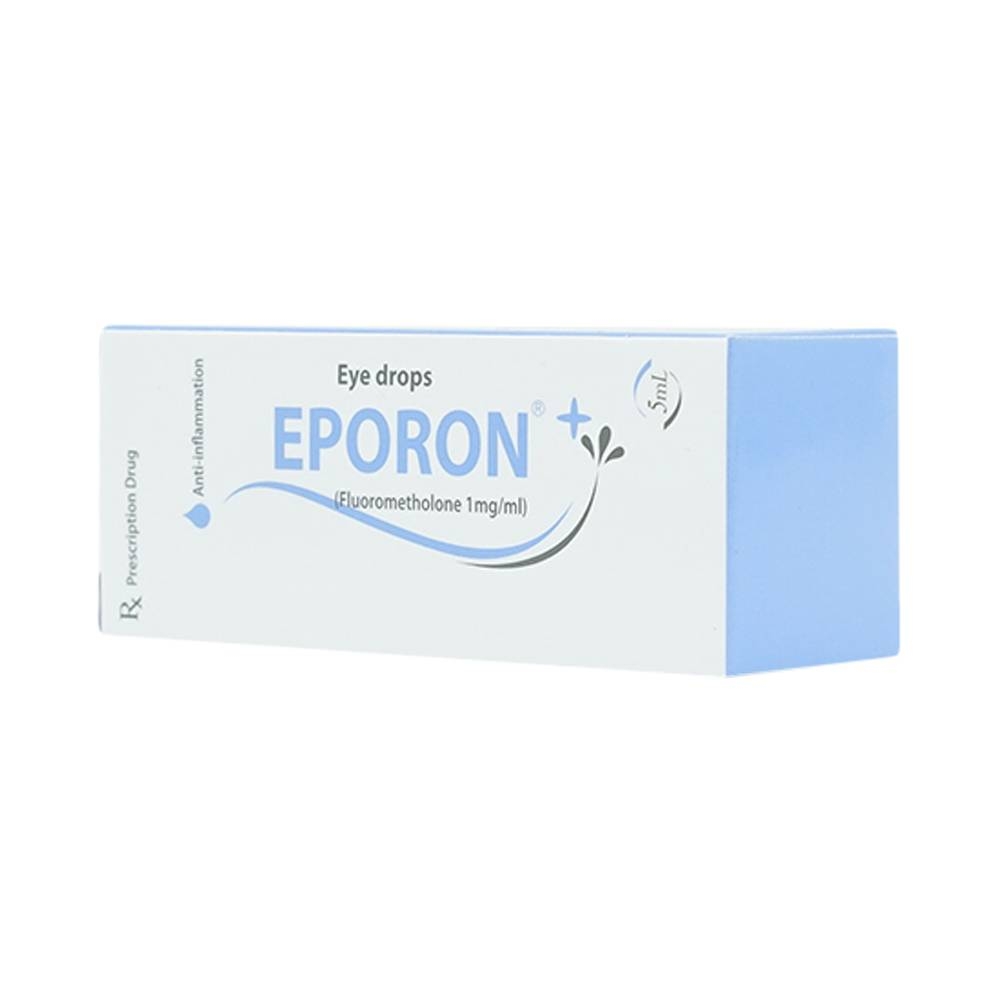 Hình ảnh Thuốc tra mắt Eporon điều trị viêm mí mắt, viêm kết mạc (5ml)